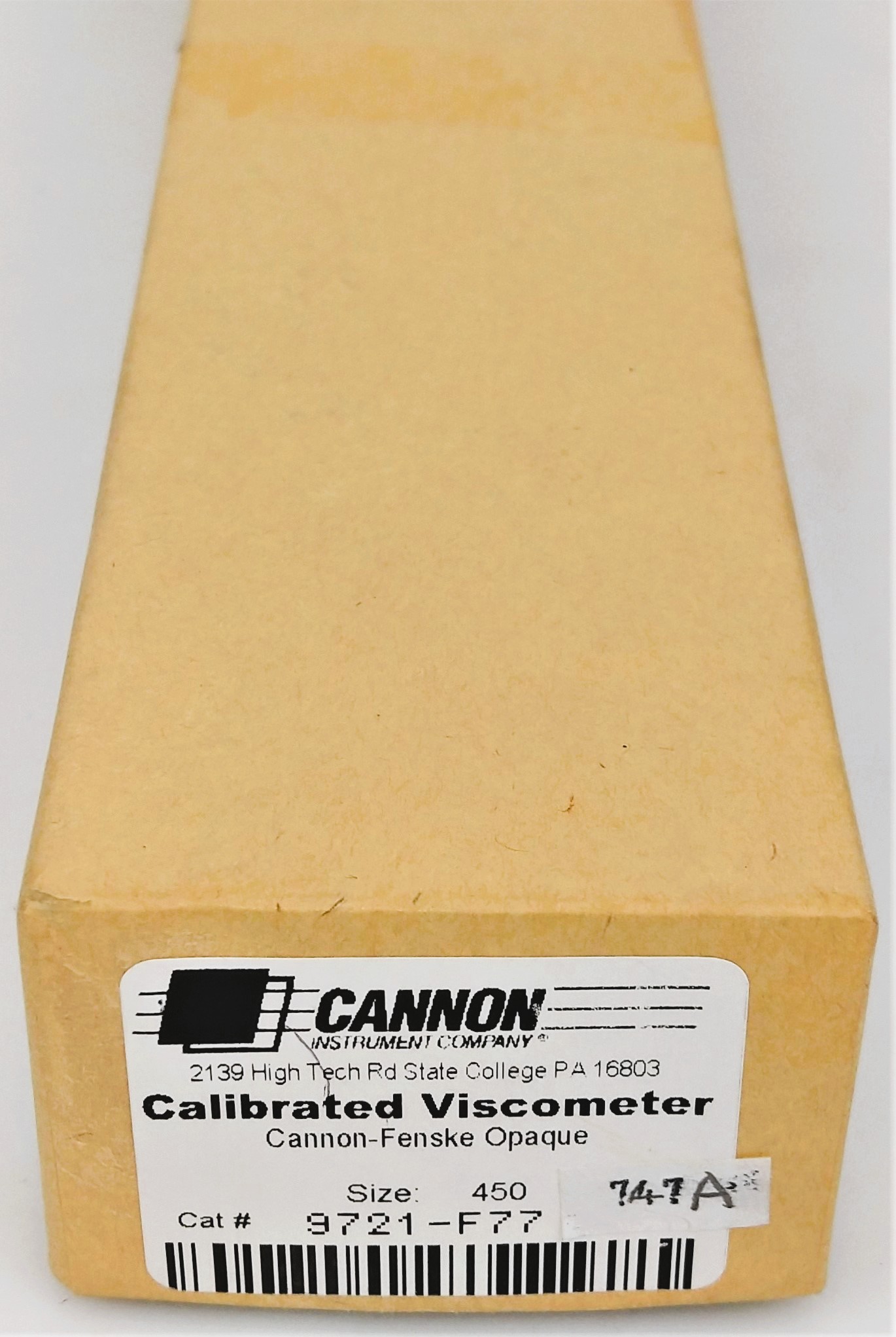 New Open Box Cannon-Fenske CFOC-450 (9721-F77) Certified Opaque Viscometer Tube (Size 450)