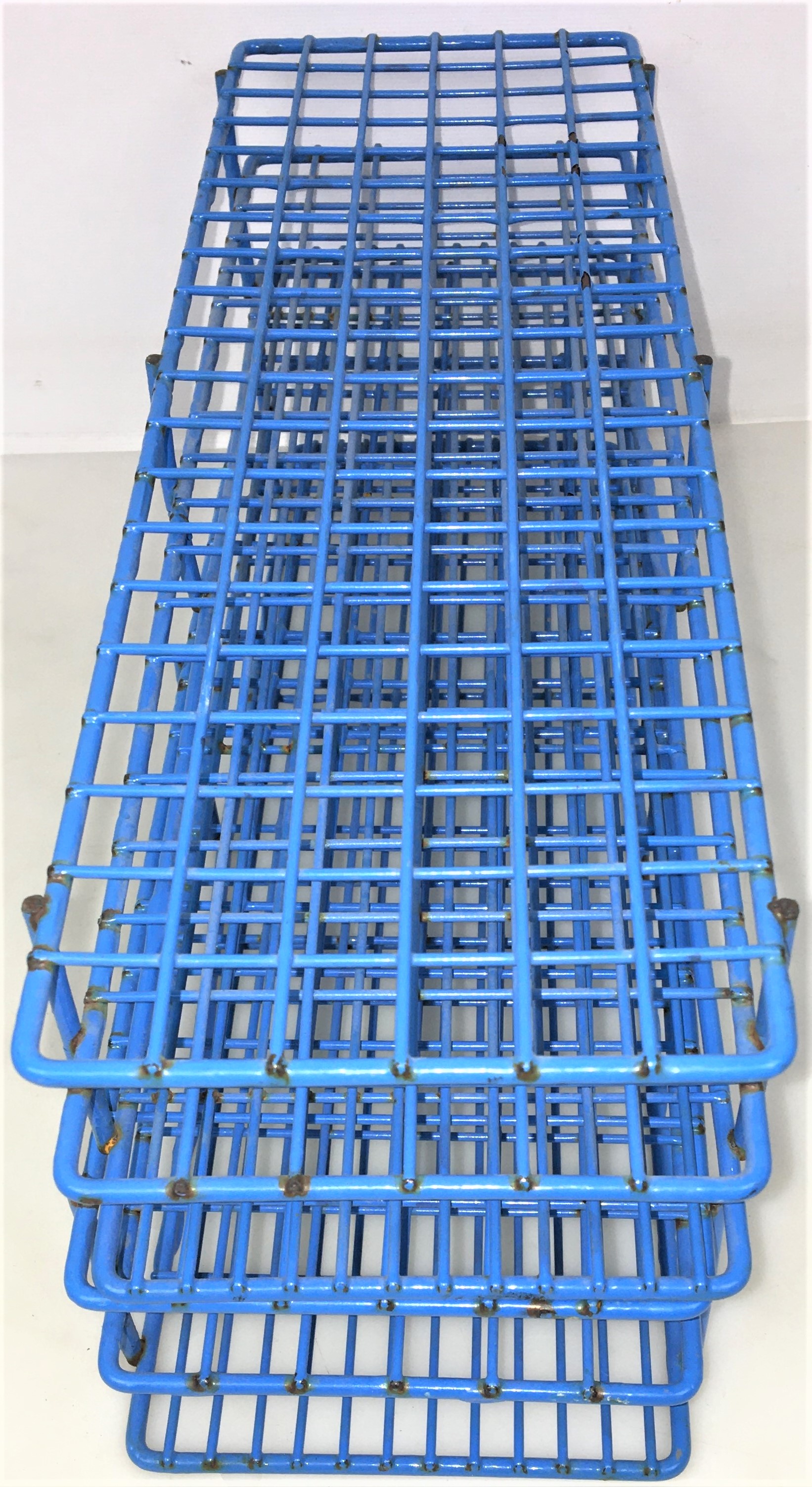 Used Epoxy Coated Wire Centrifuge Tube or Culture Tube Rack