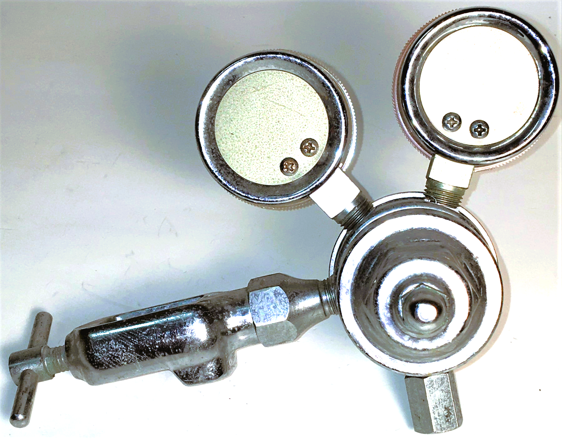 Used Corning 477422 Dual-Stage Pressure Regulator
