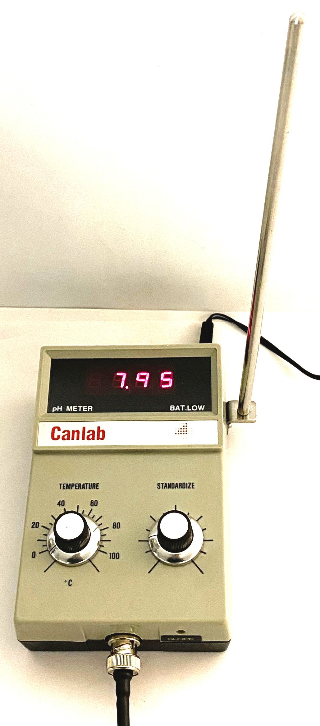 Used Canlab 607 Portable pH-Temperature Meter