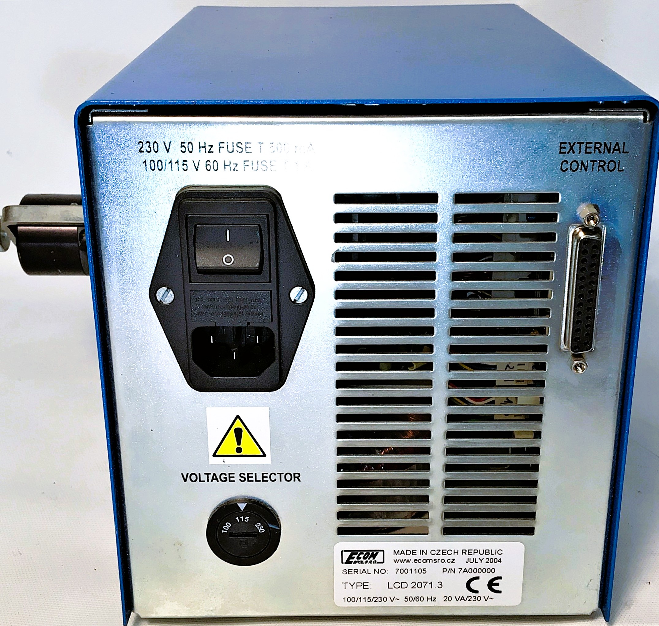 New Open Box ECOM LCD 2071.3 Fixed Wavelength UV Detector
