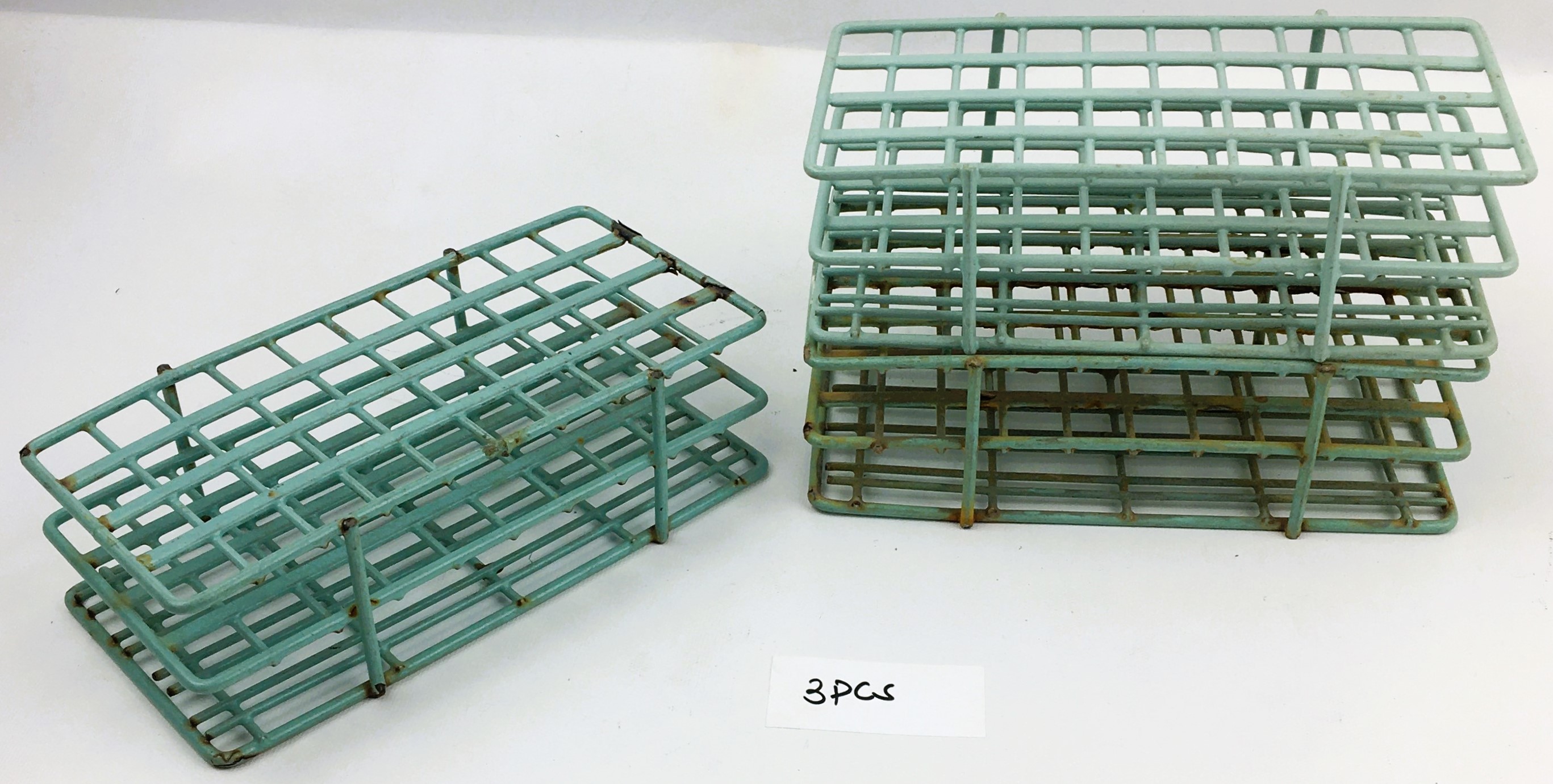 Used Epoxy-Coated Wire Rack for Test Tubes or Centrifuge Tubes