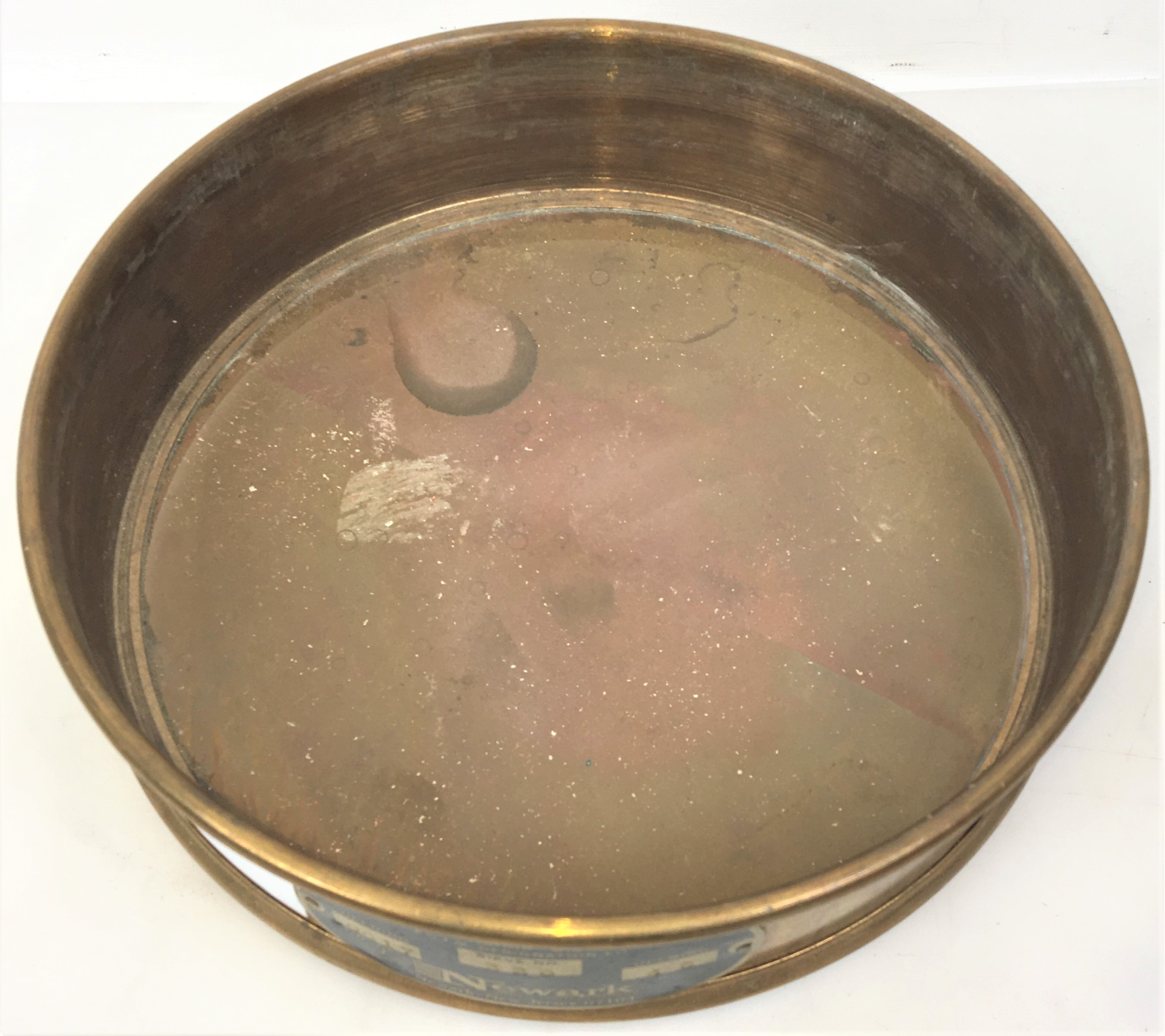 Used Newark #325 Brass 8" Sieve (45μm)
