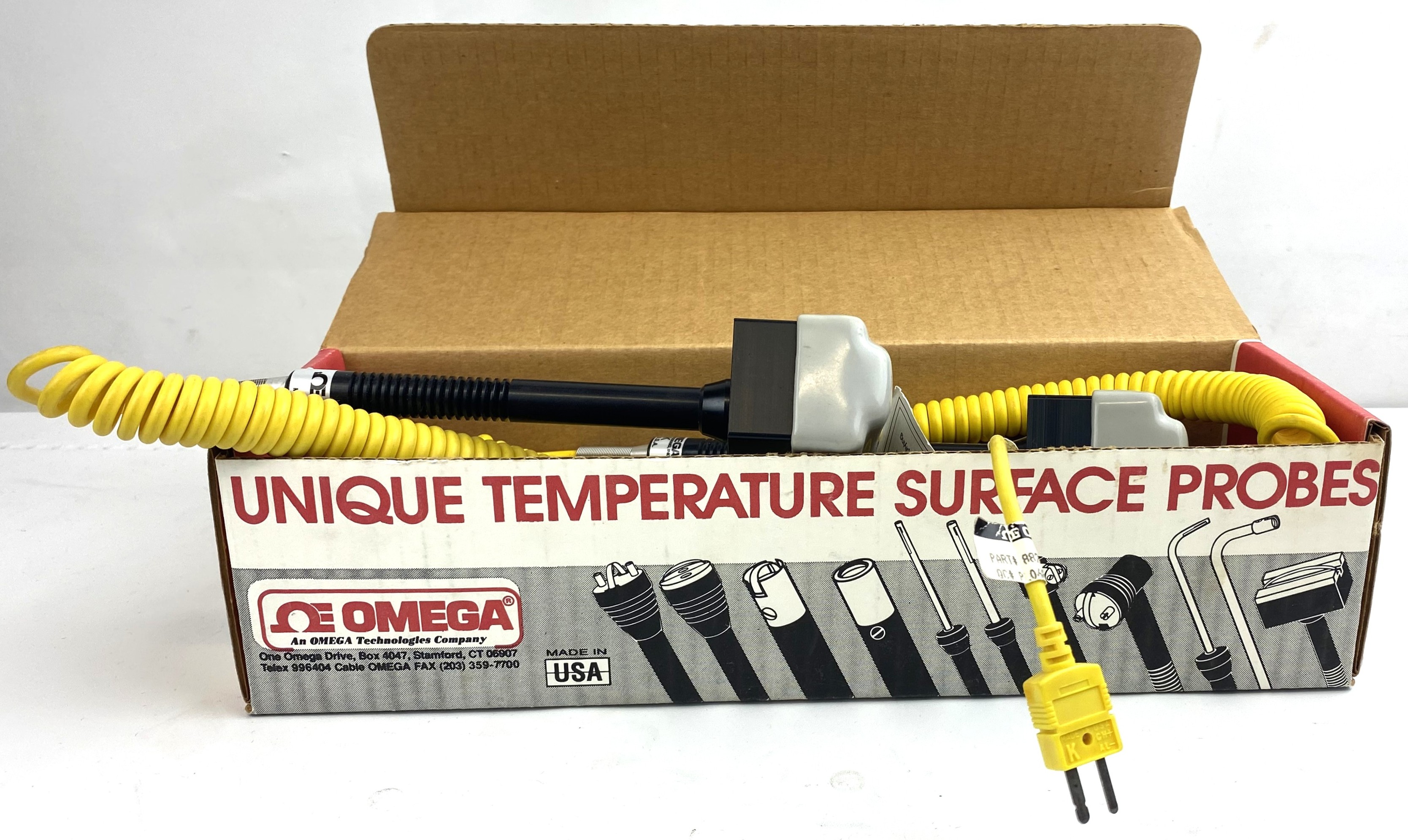 Used Omega Unique 88226K Type K Surface Temperature Probe (Pack of 2)