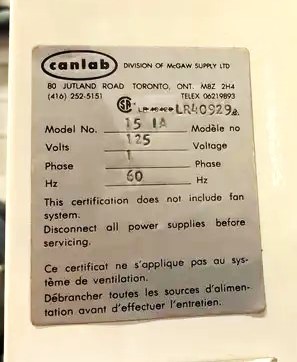 Used CanLab 15IA 4-Ft Fume Hood