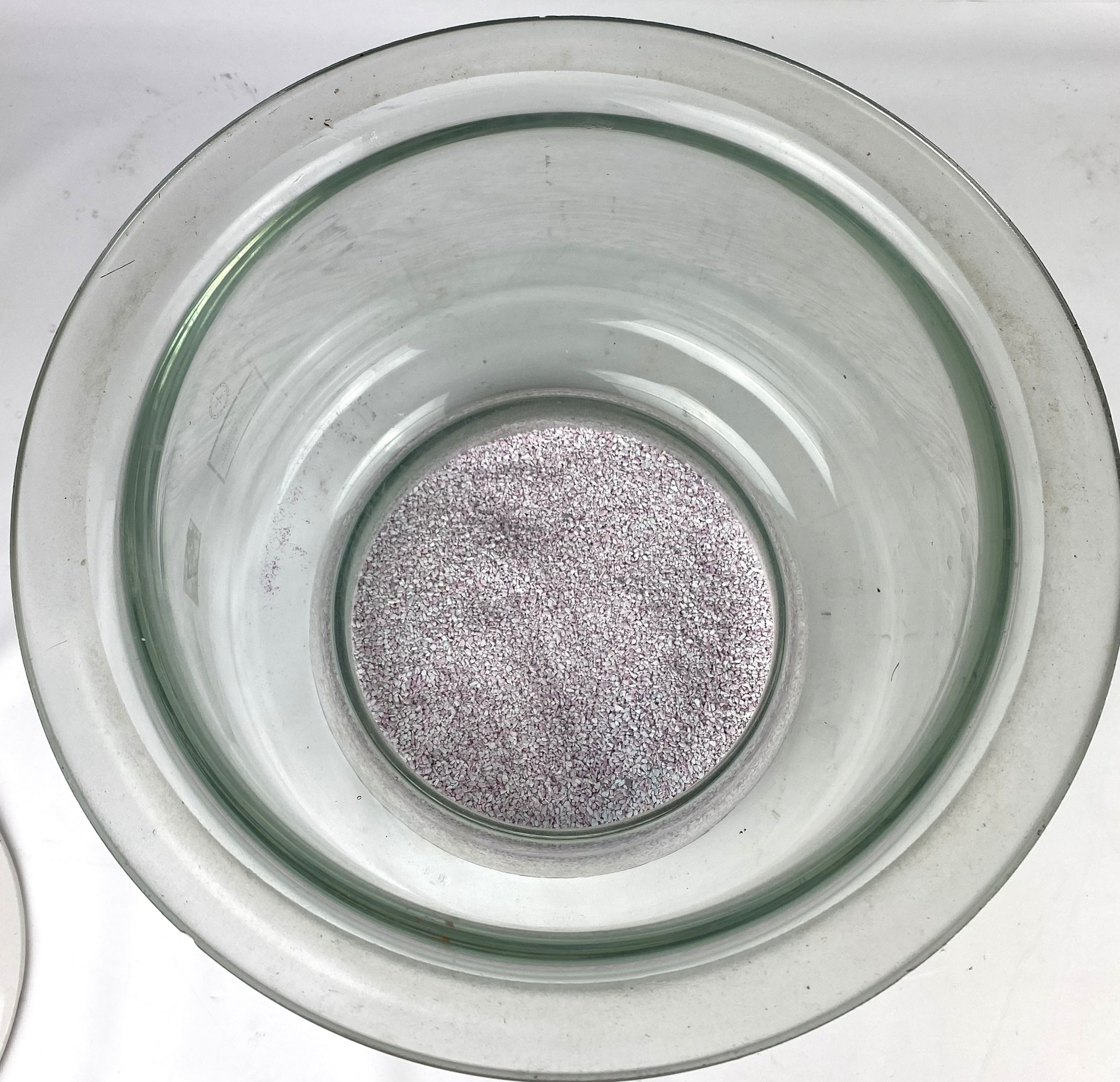 Used Glasswerk Wertheim Glass Desiccator with Support Plate