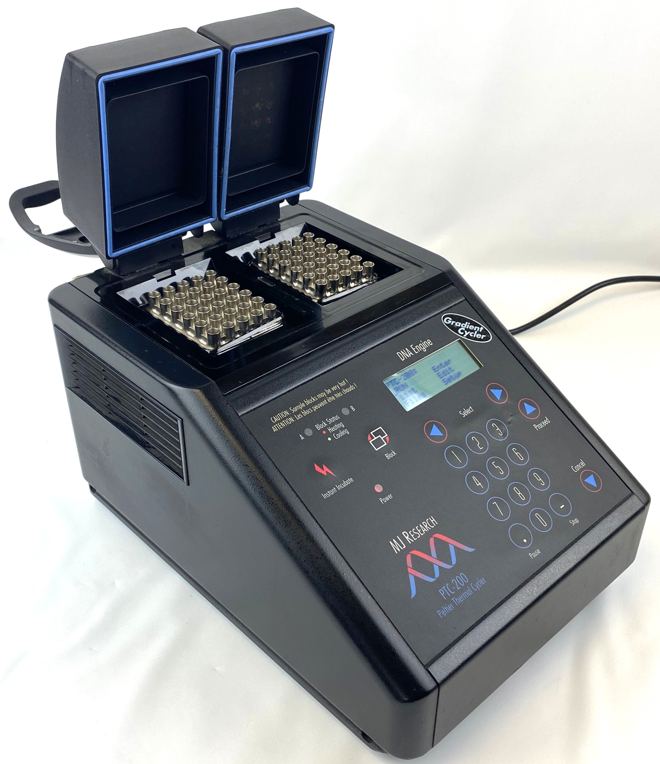 Used MJ Research PTC-200 Thermal Cycler with Alpha Unit Block Assembly