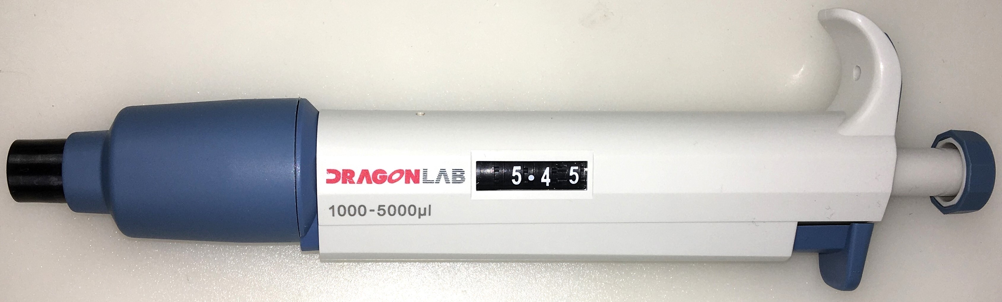 New Open Box DragonLab (DLab) TopPette Single Channel Pipettor (1000-5000µL)