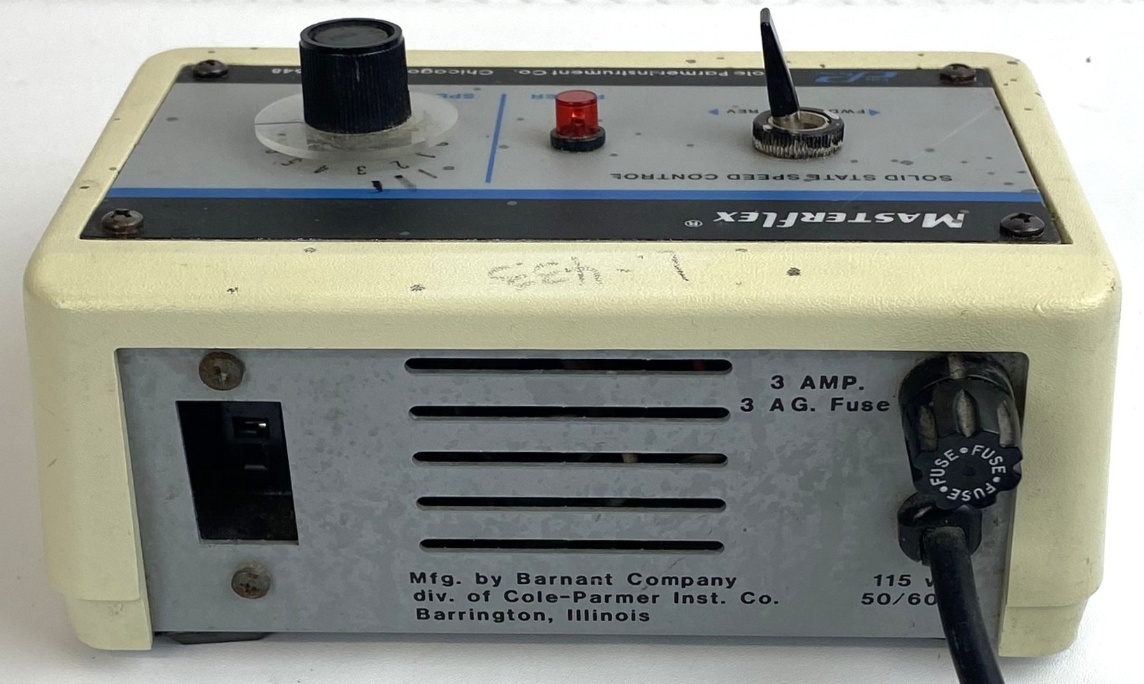 Used Cole-Parmer Masterflex 7553-20 Pump Drive with Solid State Speed Control (6-600rpm)