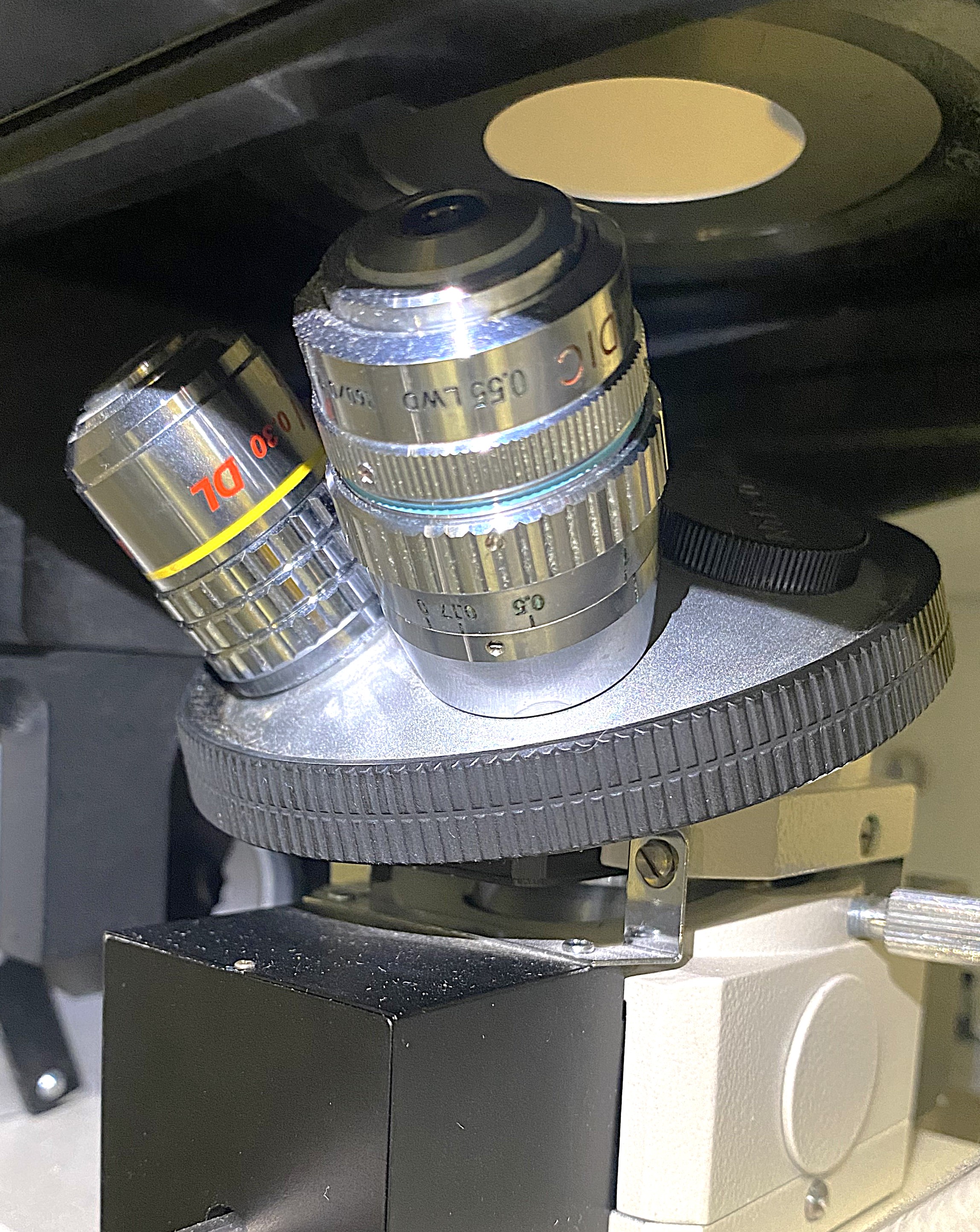 Used Nikon Diaphot TMD Inverted, Phase-Contrast Microscope with Micromanipulators