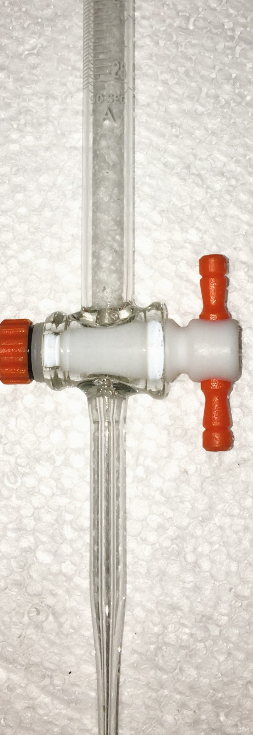 Used Kimble 17027F-25 KIMAX Class A 25mL Straight Bore Buret