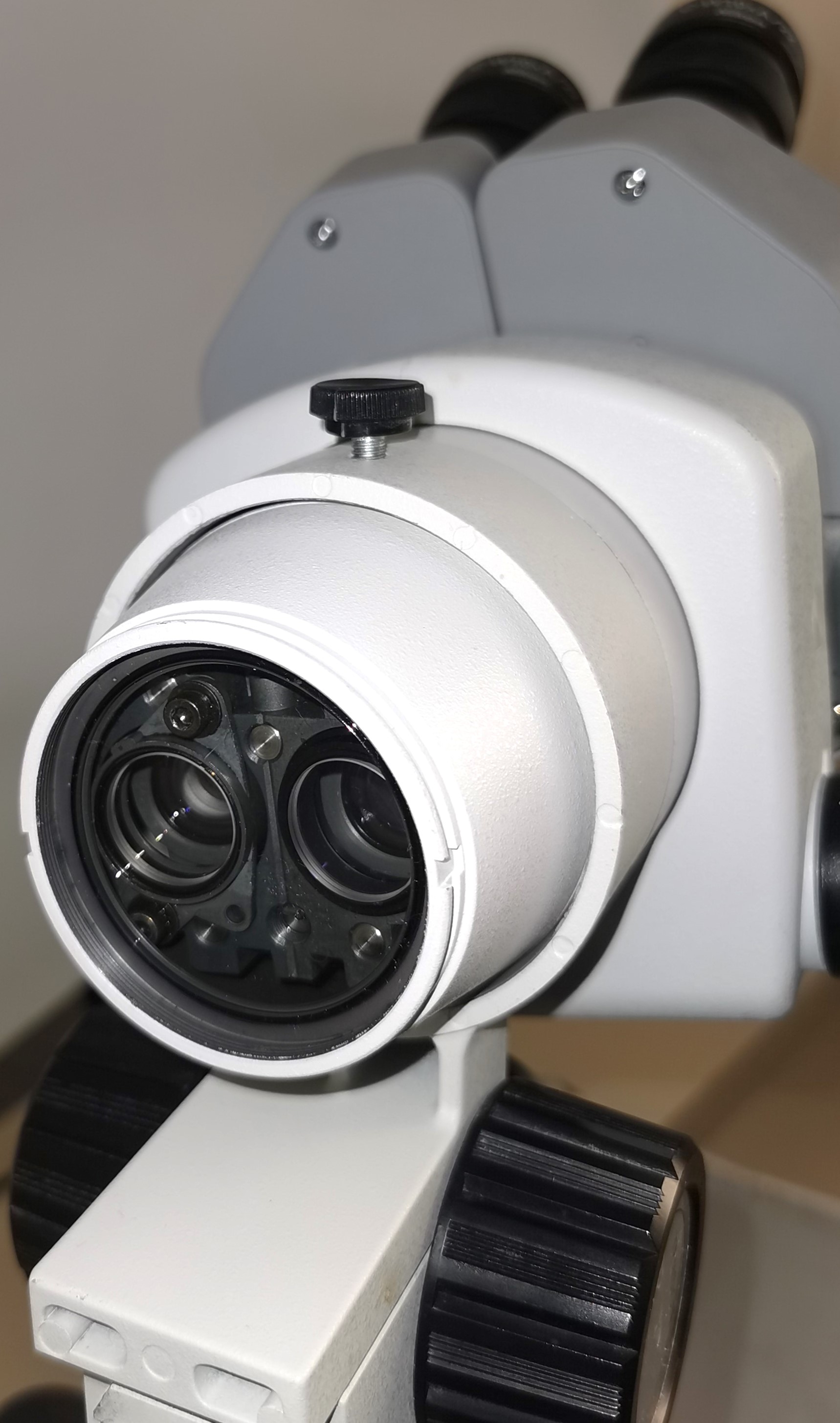 Used Nikon SMZ660 Stereo Zoom Microscope on Boom Stand