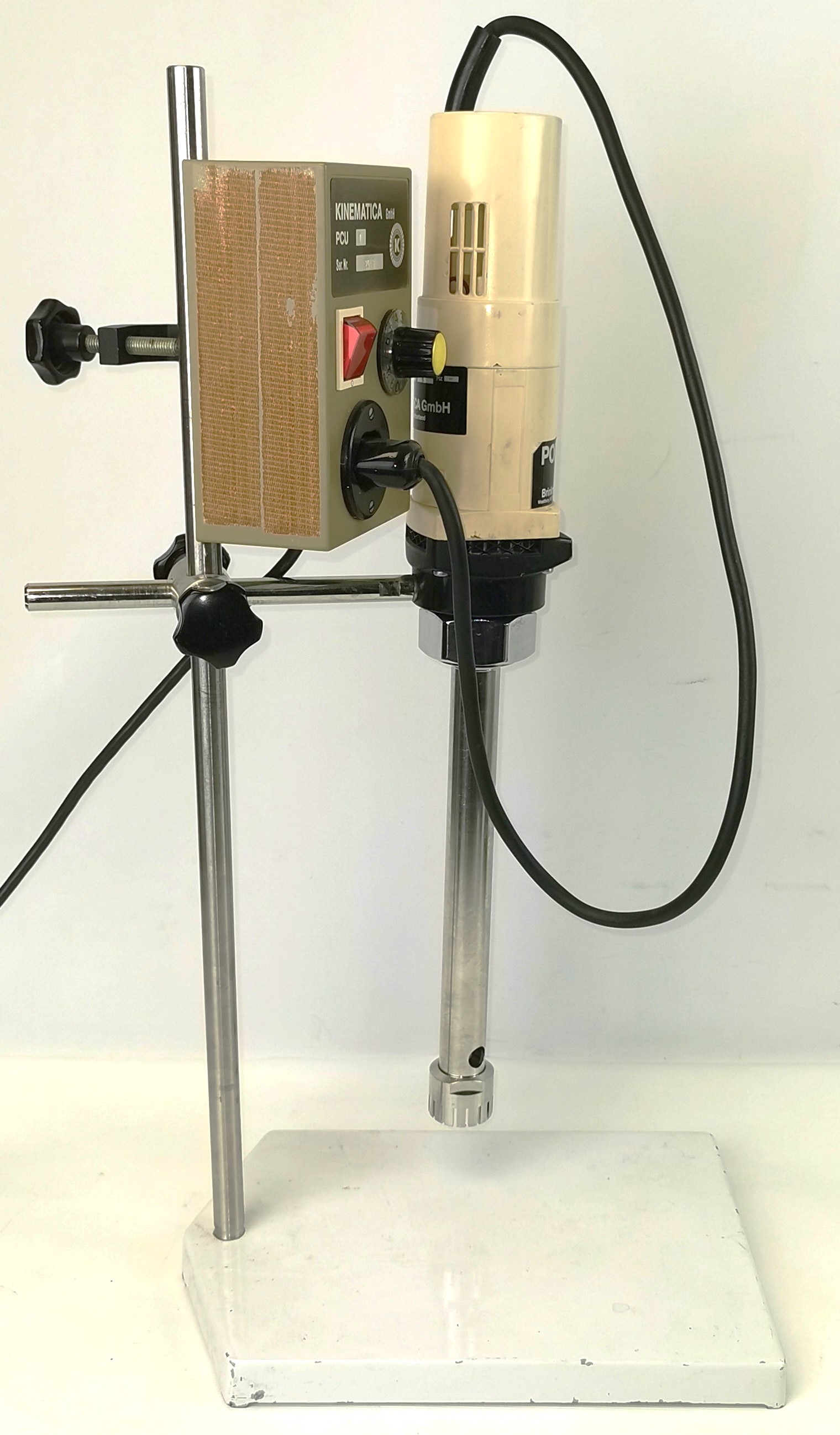 Used Kinematica Polytron PT 10/35 Homogenizer with PCU-11 Controller and PT-DA 30 Probe
