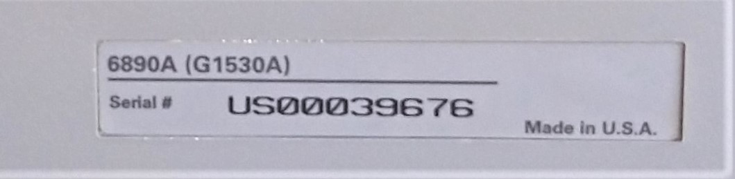 As is Agilent 6890A Plus (G1530A) Gas Chromatograph