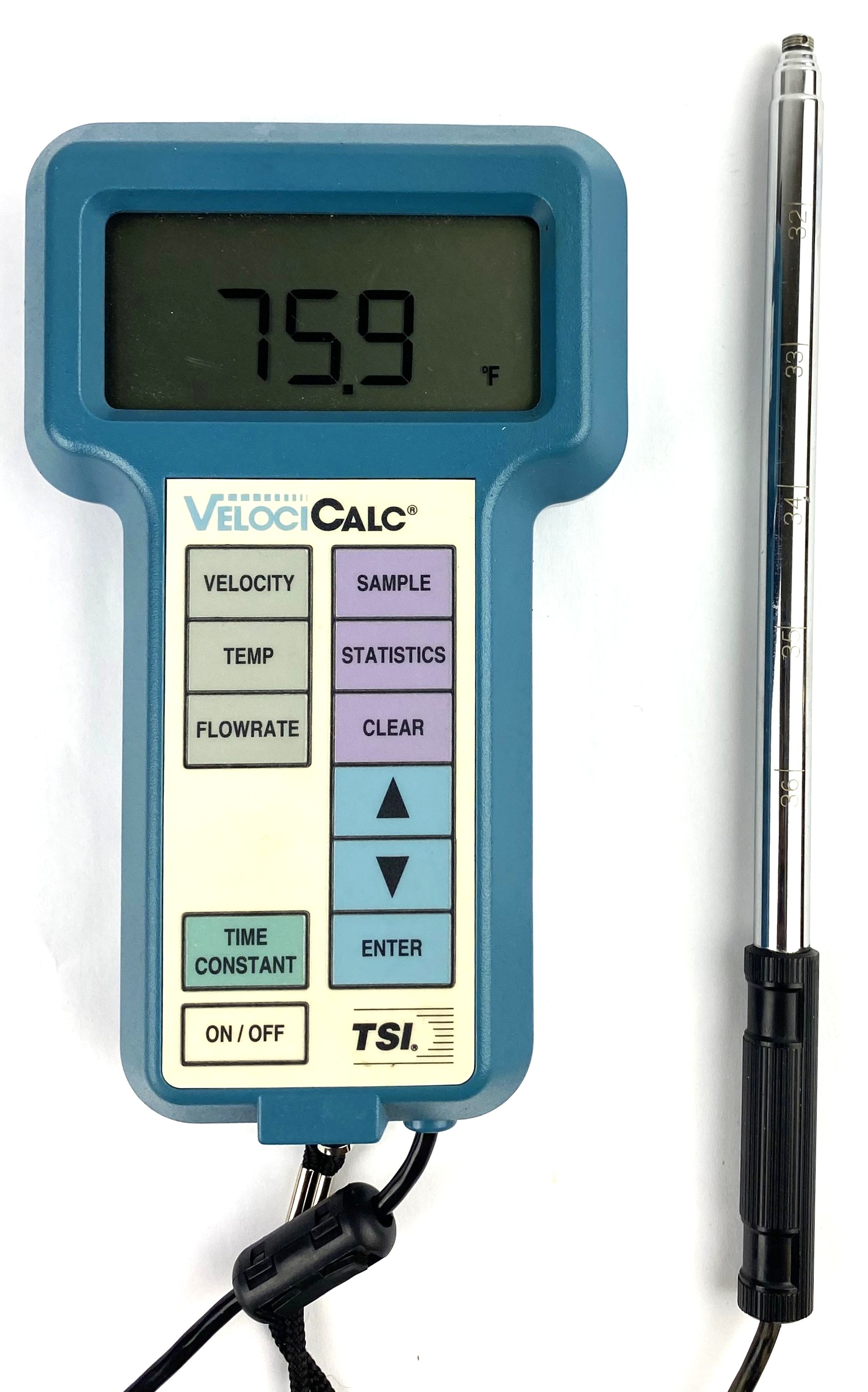 Used TSI VelociCalc 8345 Portable Air Velocity Meter