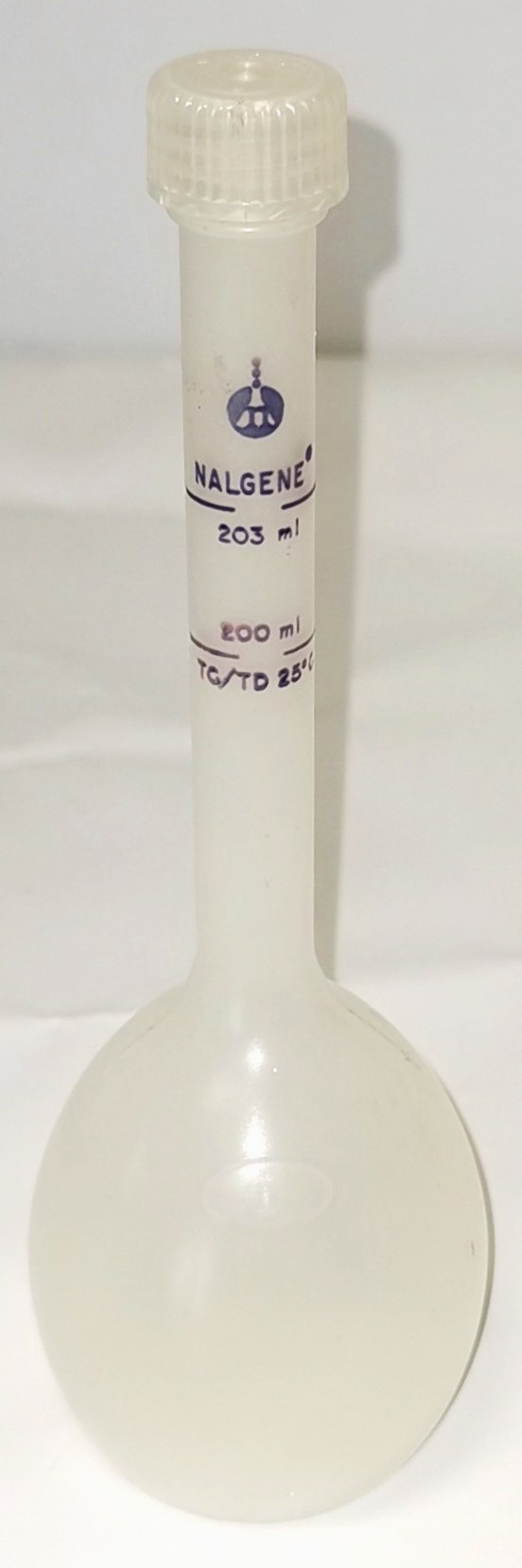 Used Lot of 40 Nalgene 4000 Polypropylene Volumetric Flasks - Various Volumes