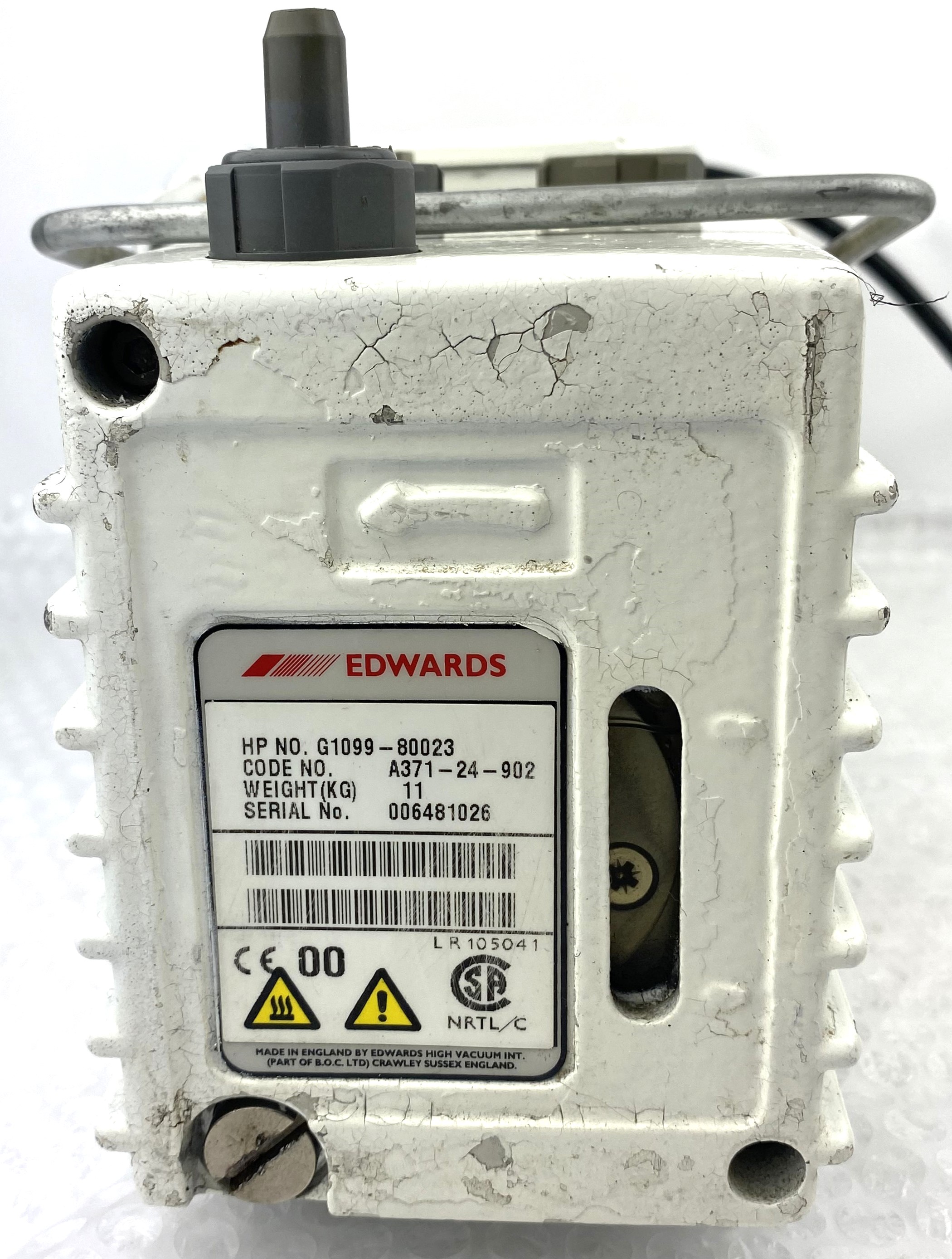 Used Edwards E2M1.5 (Agilent G1099-80023) Rotary Vacuum Pump (1.2cfm)