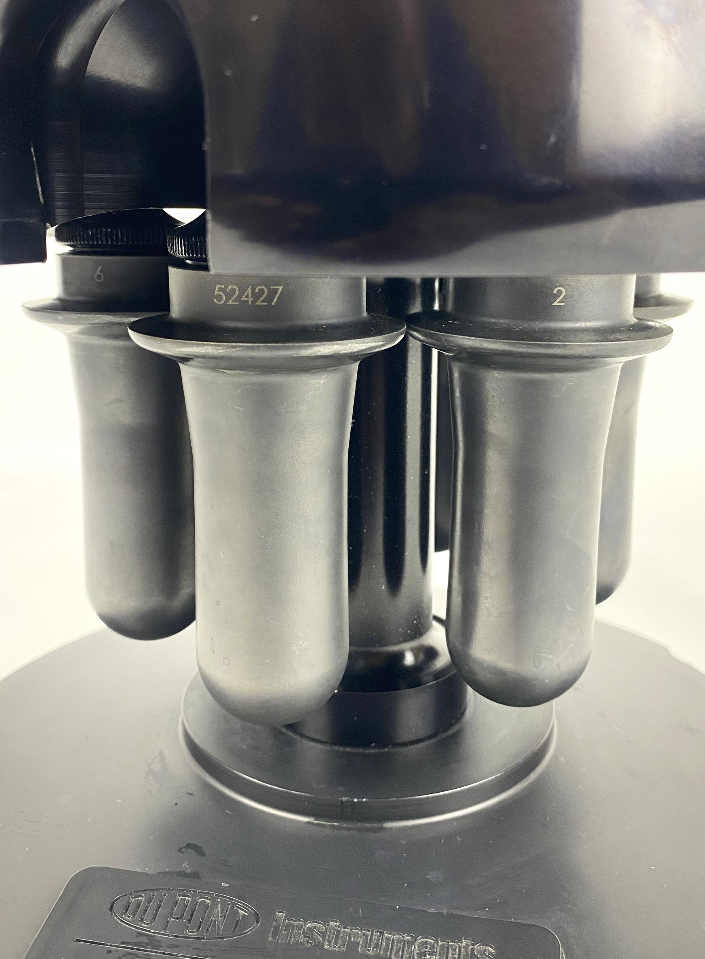 Used Sorvall (DuPont) AH-628 Swing-Out Rotor with Rack of Tubes