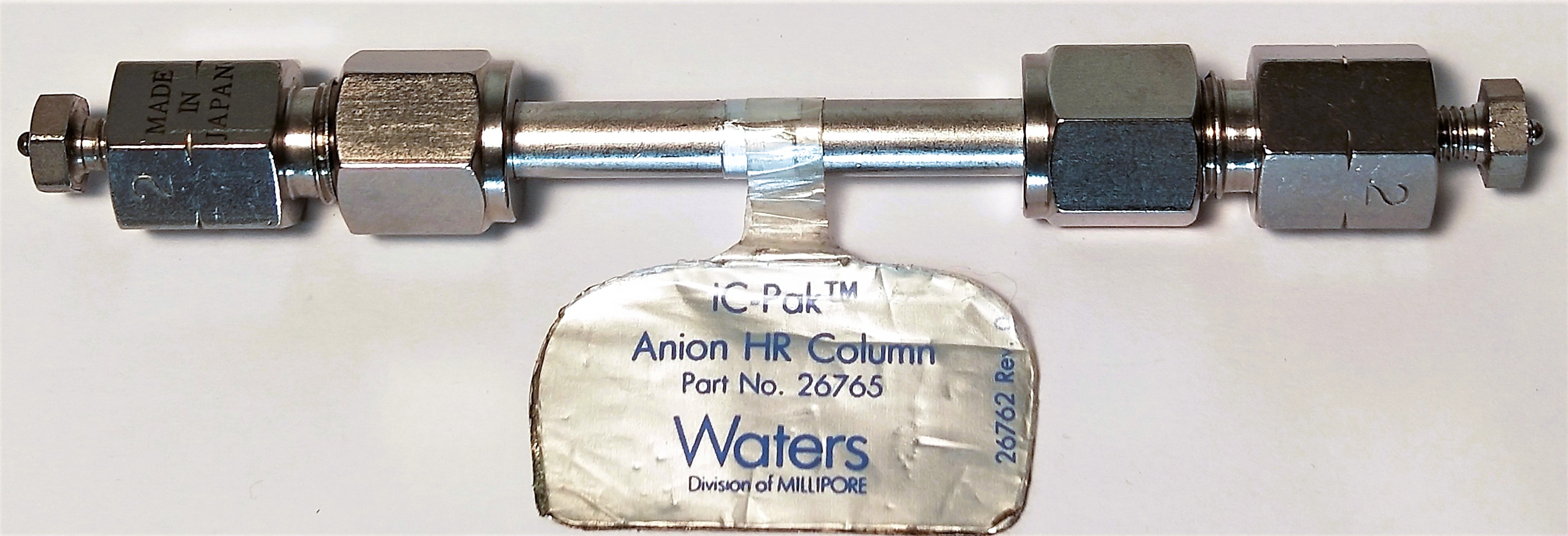 Used Waters IC-Pak Anion HR 26765 Column (75mm × 4.6 mm x 6µm)
