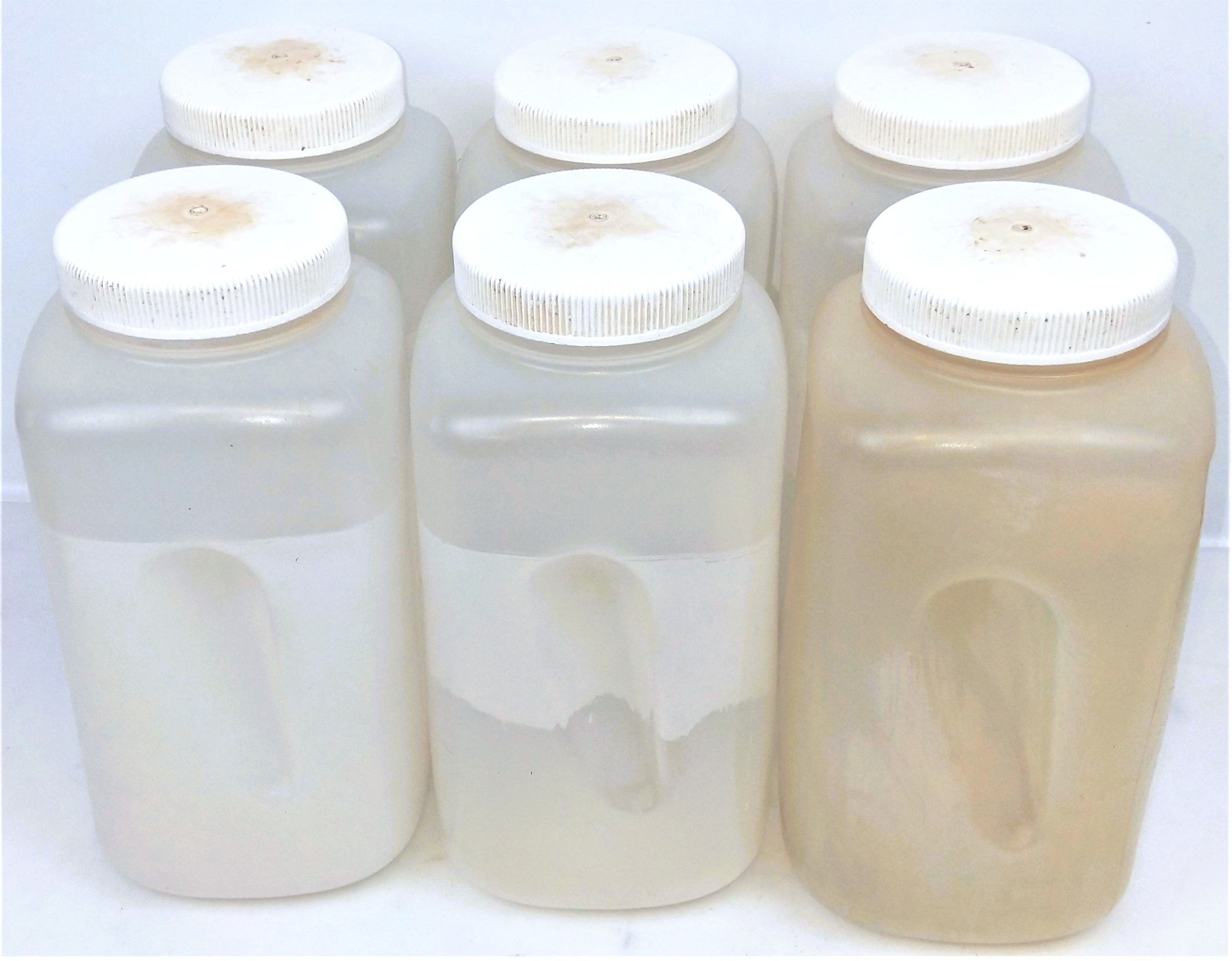 Used Nalgene 2122-0010 Wide-Mouth Square 4L Sample Bottle with Closure