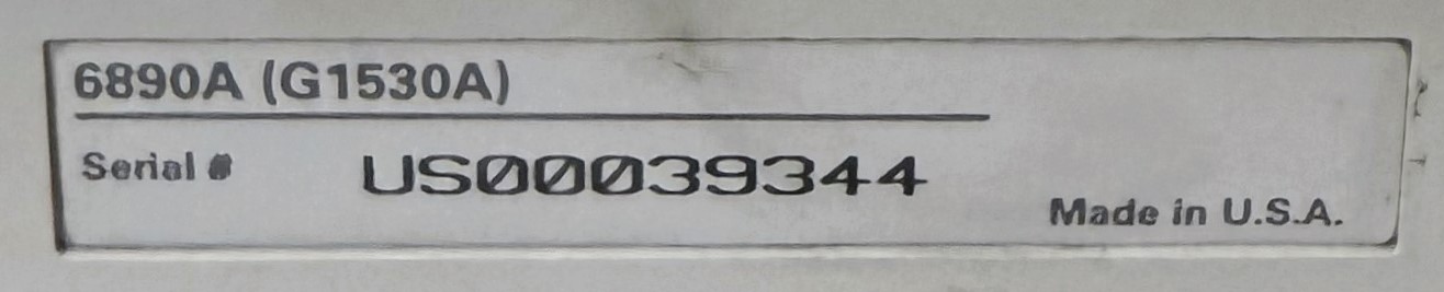 As is Agilent 6890A Plus (G1530A) Gas Chromatograph