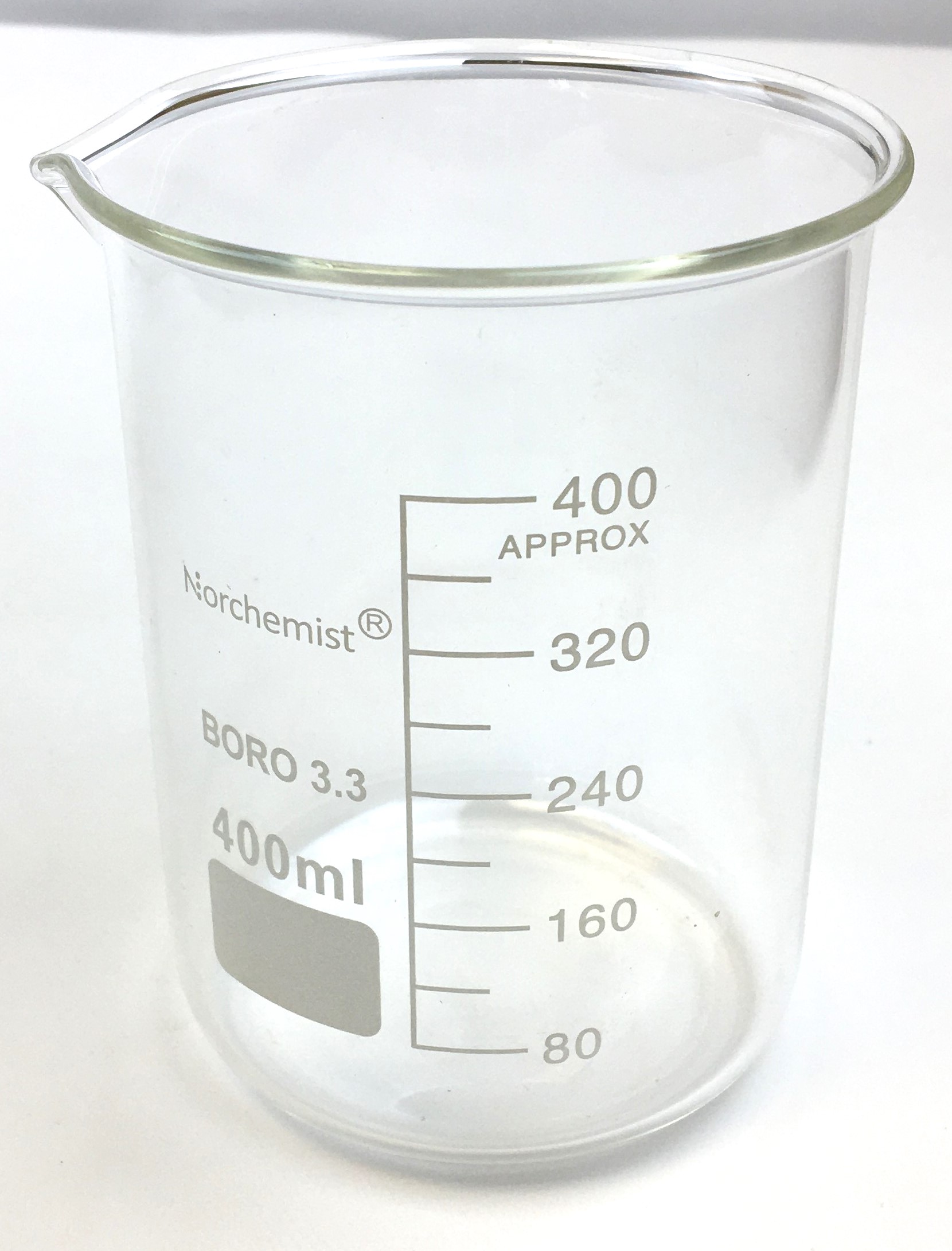 New Norchemist GP-BE-0104 Graduated Beaker - 400mL