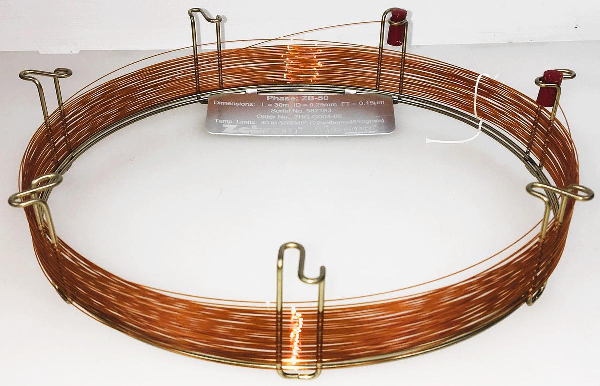 New Open Box Zebron ZB-50 (7HG-G004-05) Capillary Column (30M x 0.25mm x 0.15 µm)