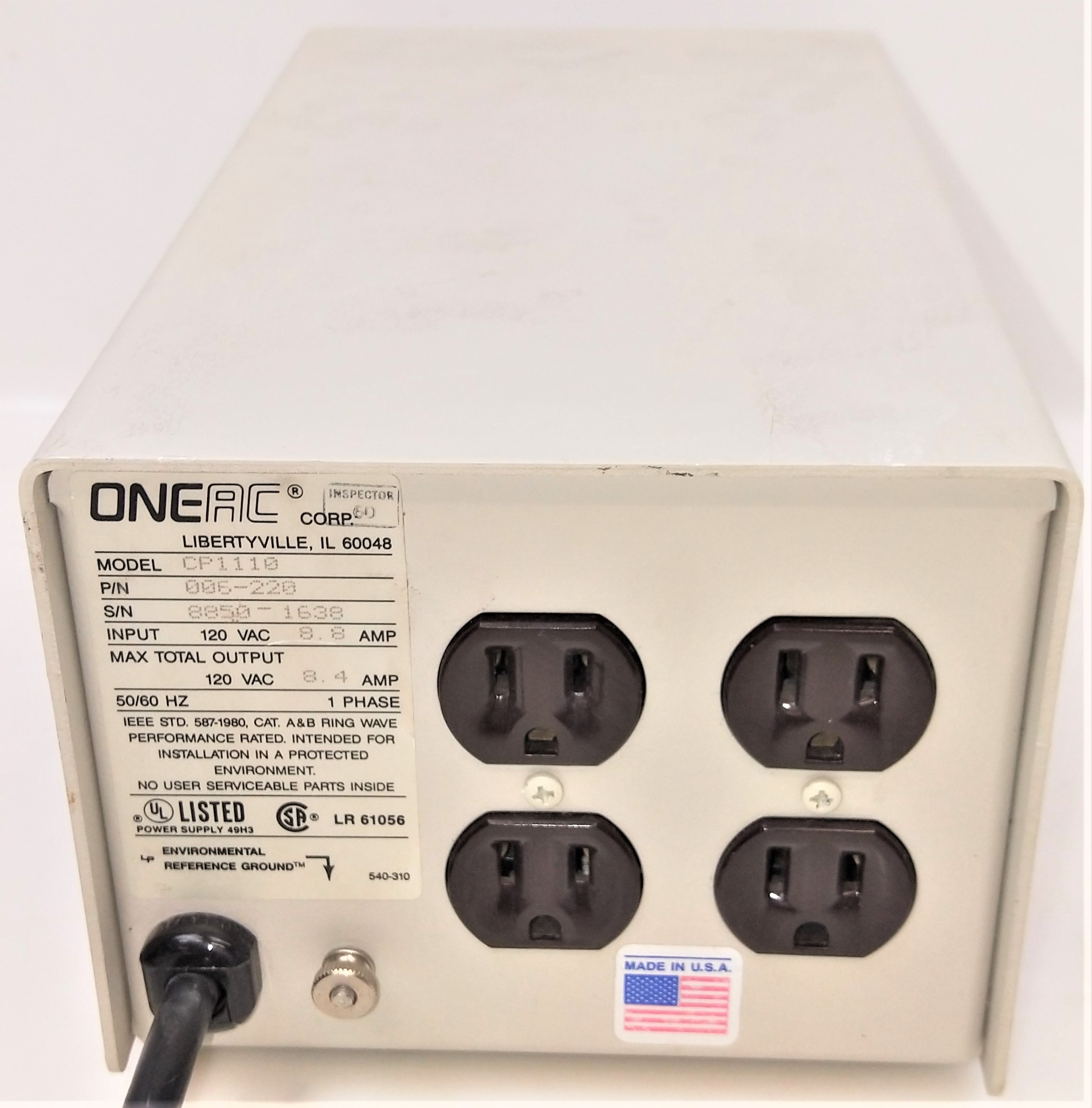 Used OneAC CP1110 Power Conditioner
