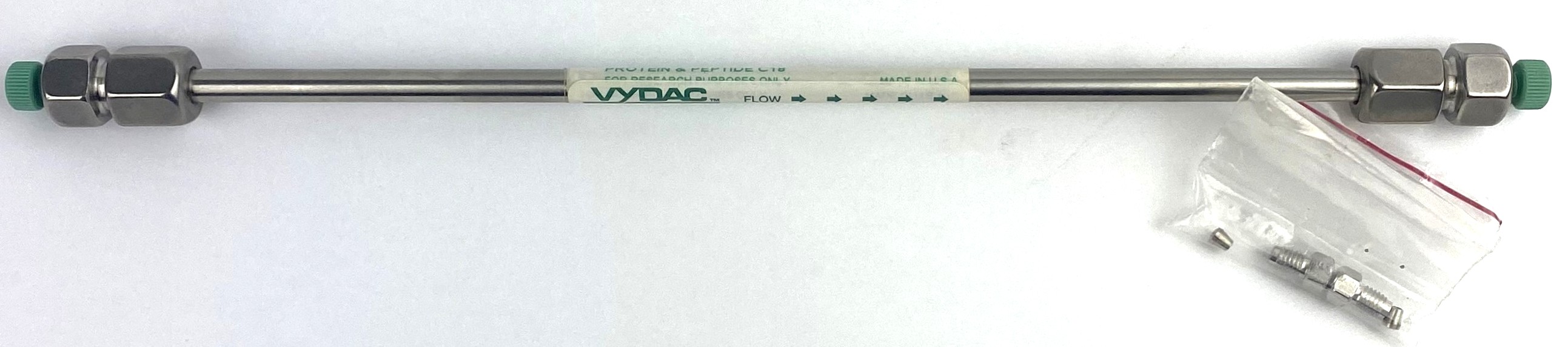 New Open Box Vydac 218TP54 C18 Analytical LC Column (25 cm × 4.6 mm x 5µm)