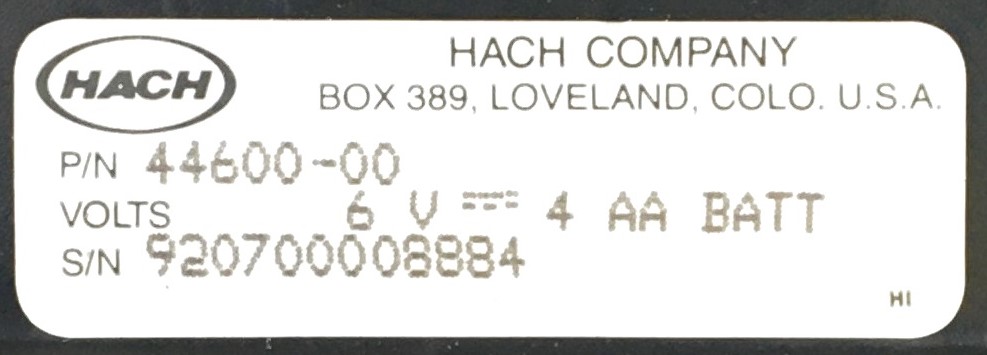 Used Hach ONE (44600-00) Conductivity-TDS Meter with Probe