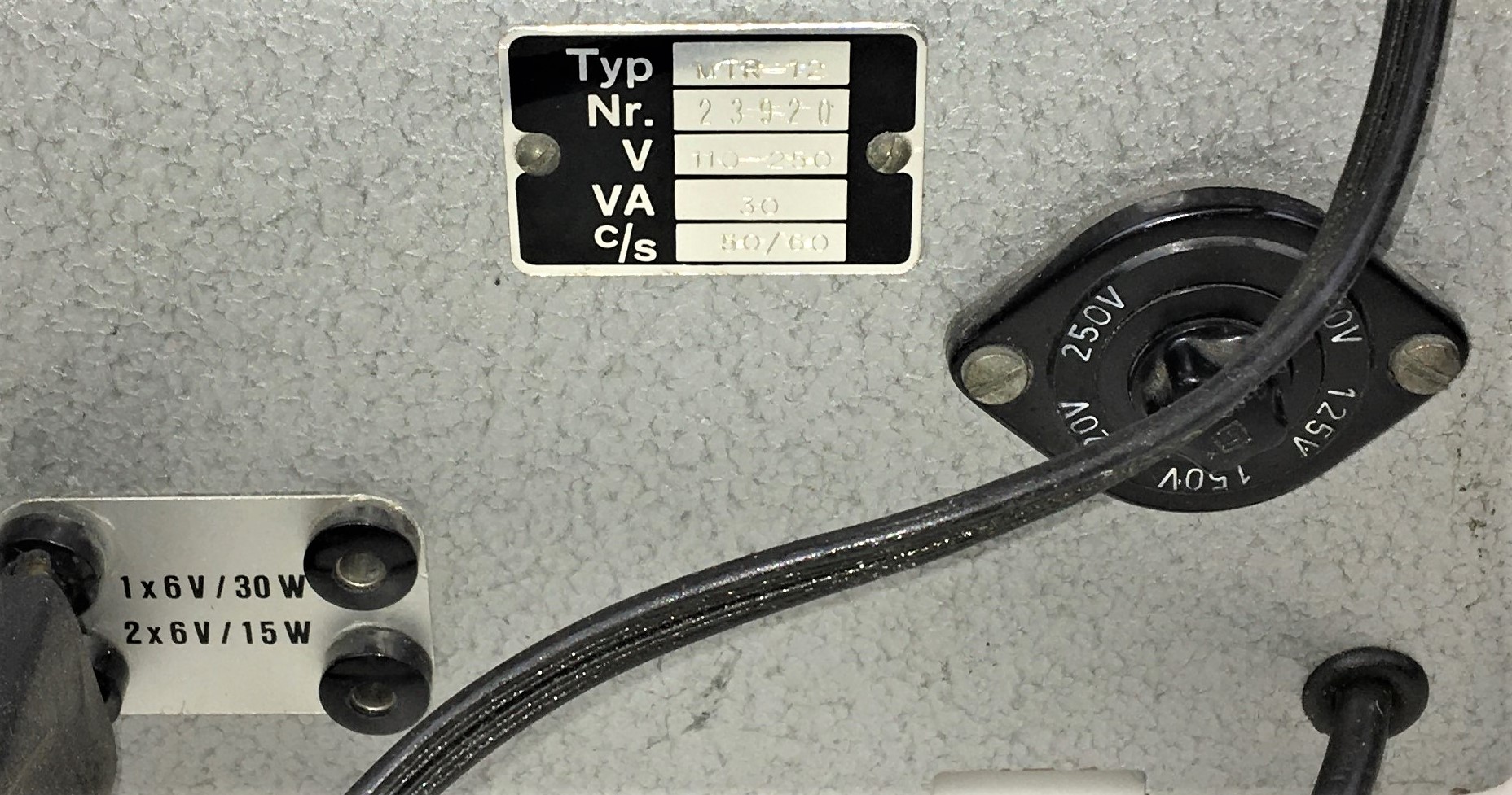 Used Wild M12 Binocular Phase-Contrast Microscope with Illuminator - 40X to 400X