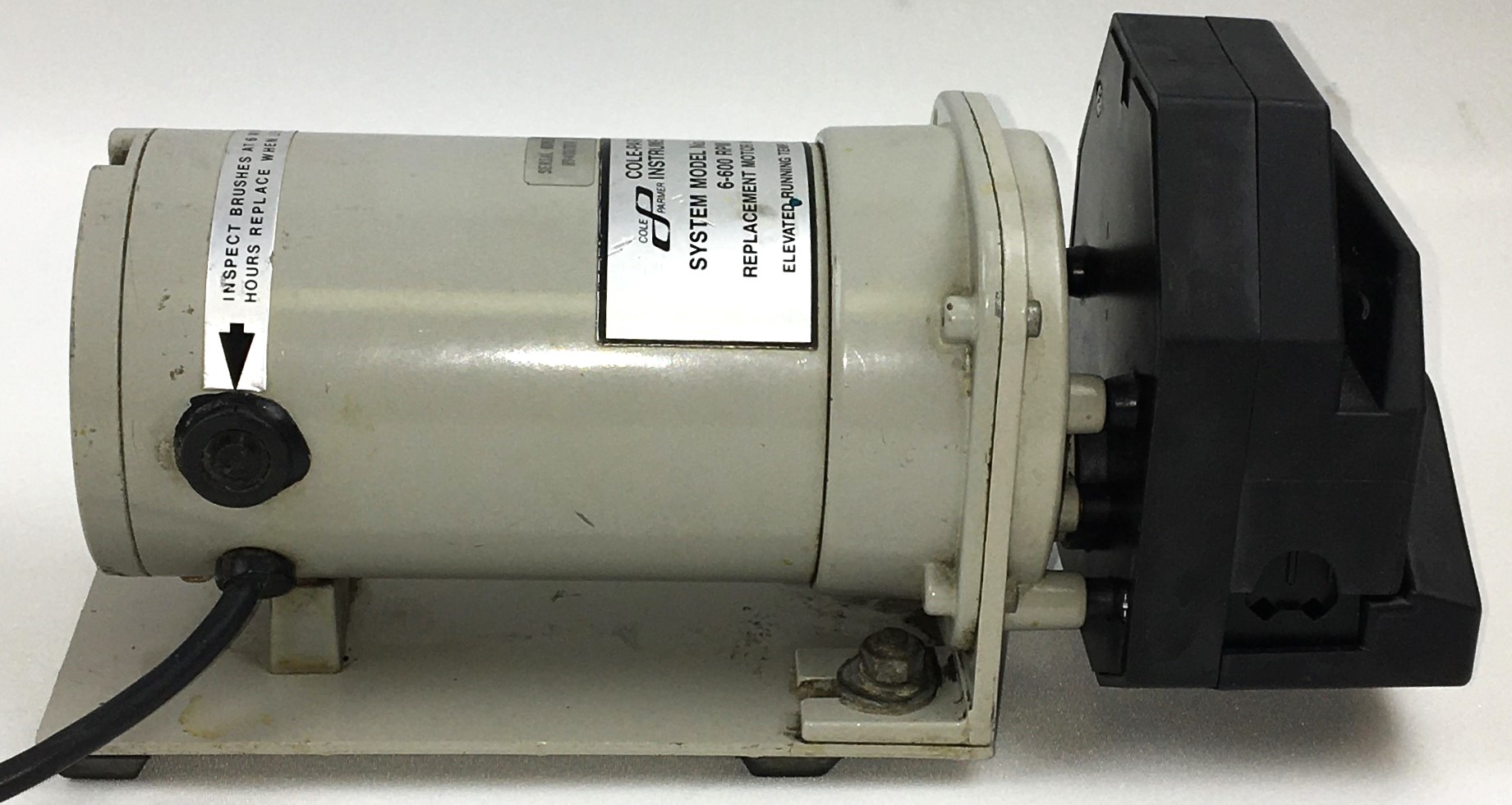Used Cole-Parmer Masterflex 7553-70 Pump Drive with Easy-Load II Pump Head and Controller (6-600rpm)