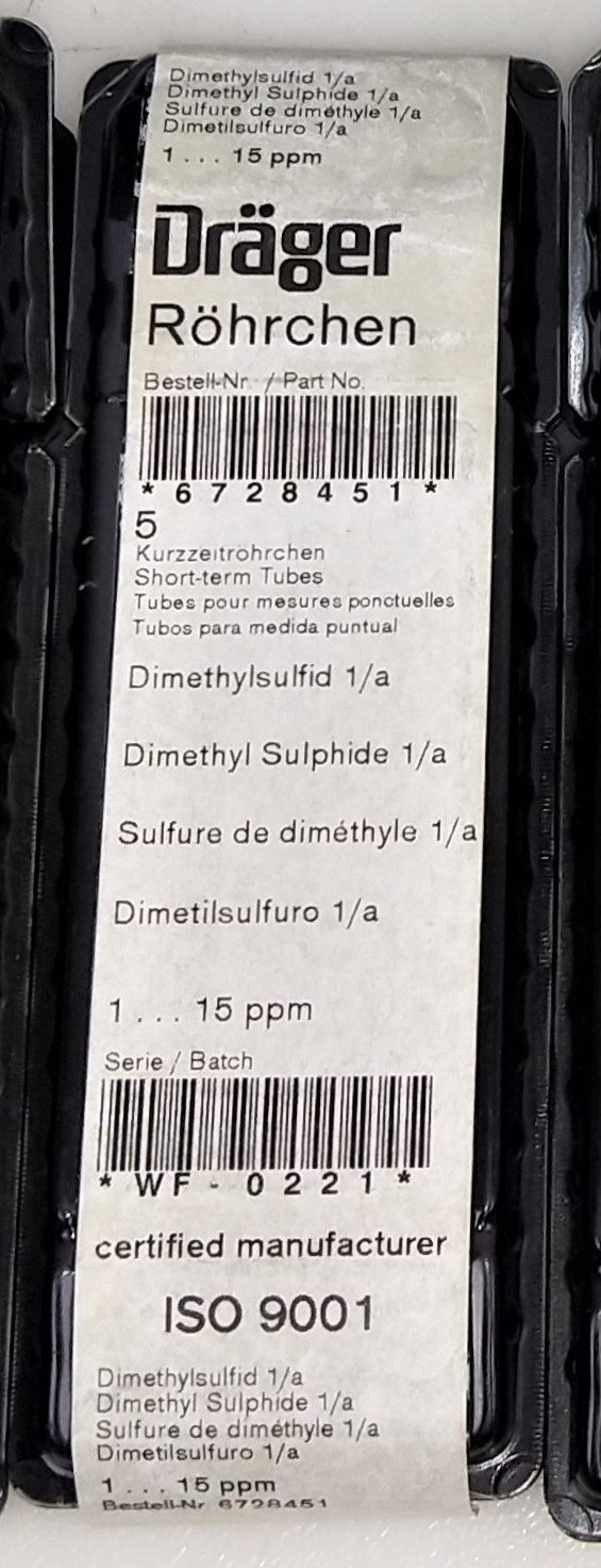 Used Draeger Model 31 Multi-Gas Detector Pump with Case and Assorted Tubes