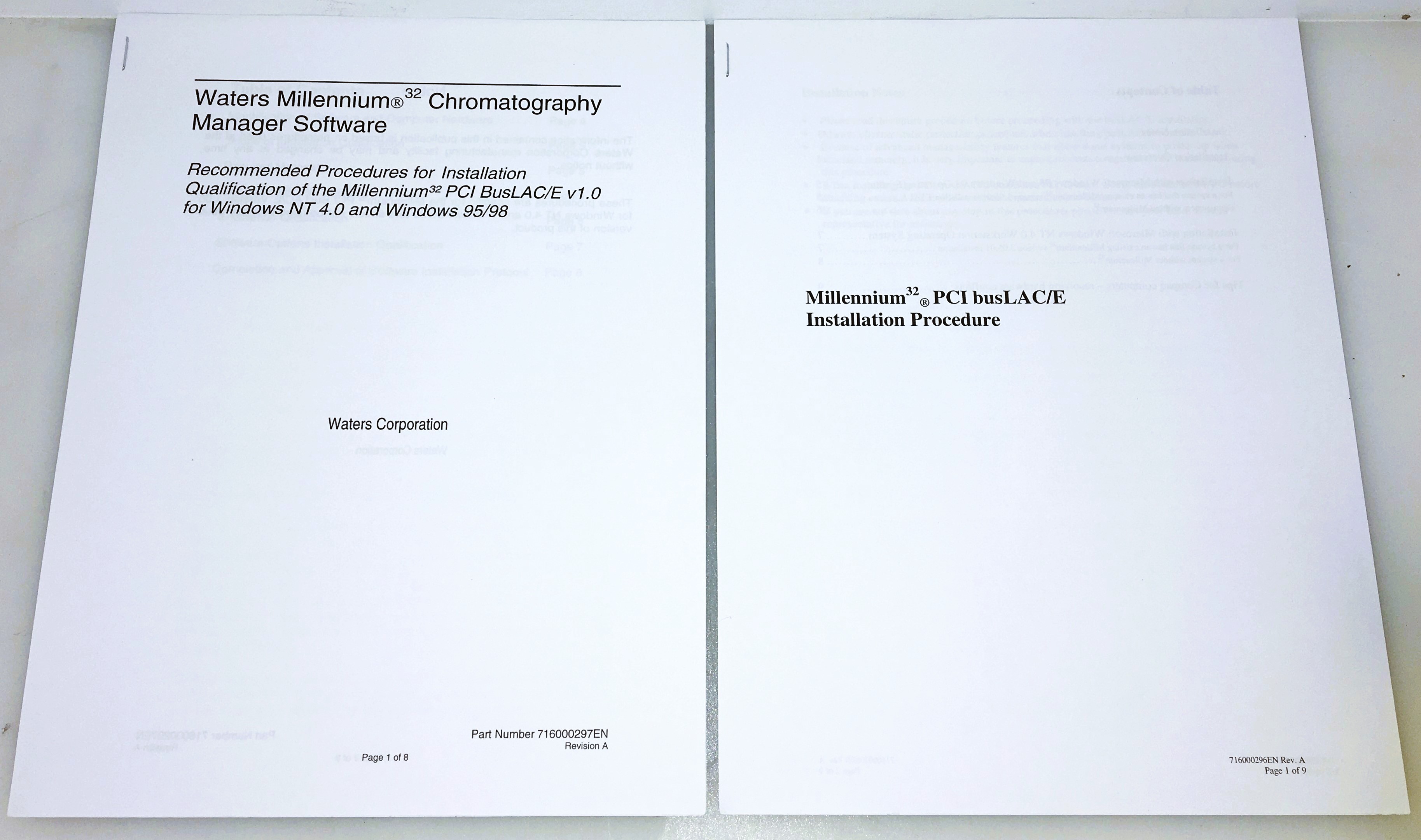 New Open Box Waters Millennium32 (Ver 4.0) Chromatography Software Kit with Key Disk