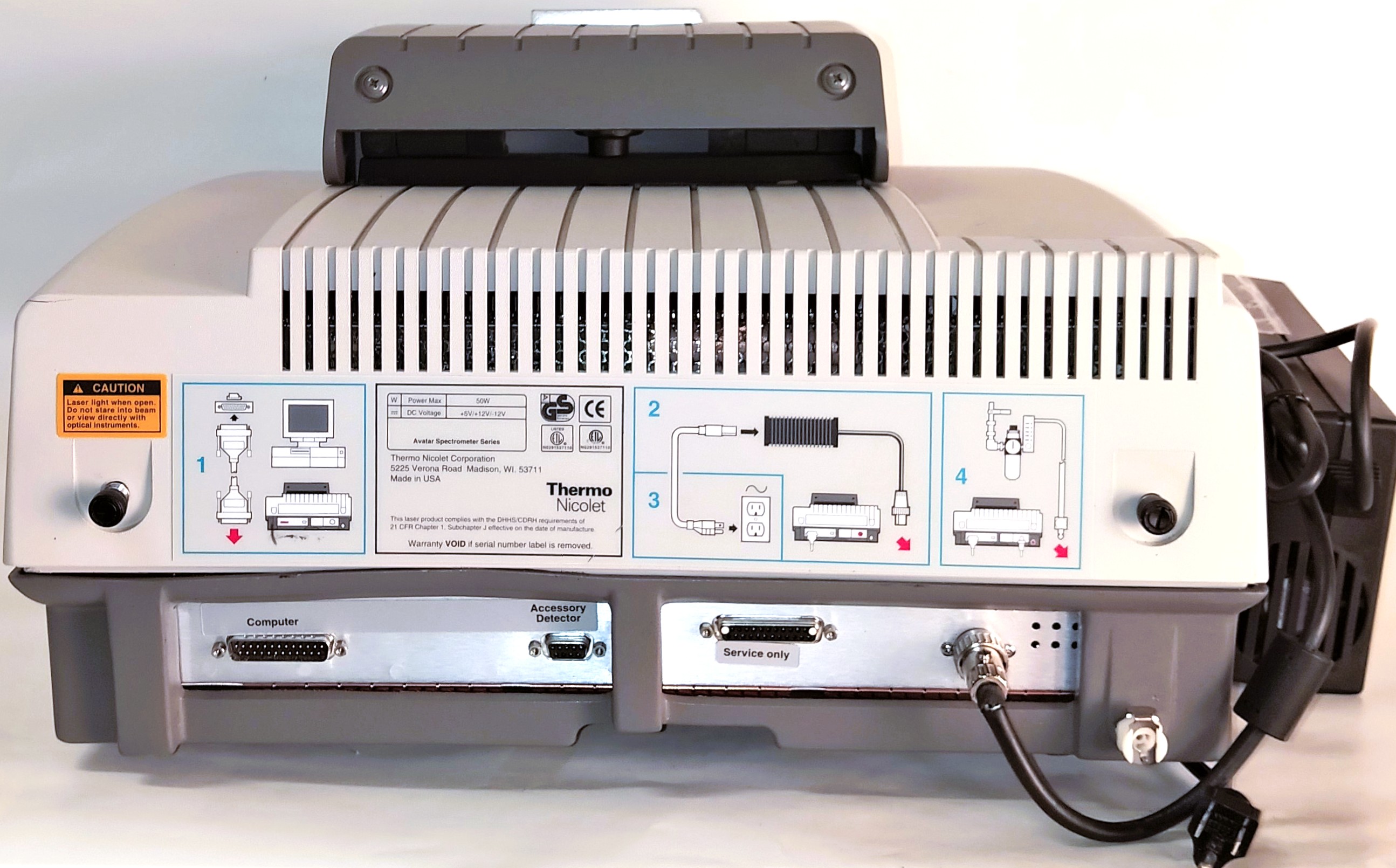 Used Thermo Nicolet Avatar 360 ESP FT-IR Spectrophotometer with Carrying Case