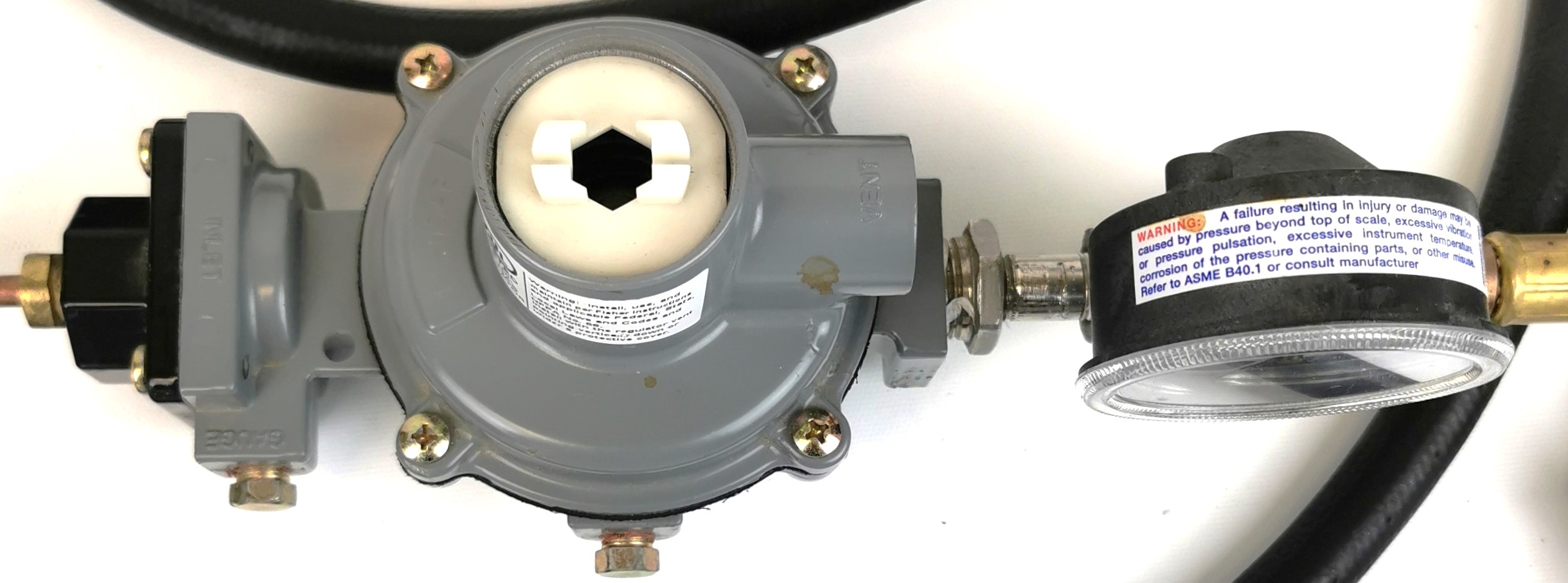 Used Fisher Controls R232-BBF LP-Gas Regulator
