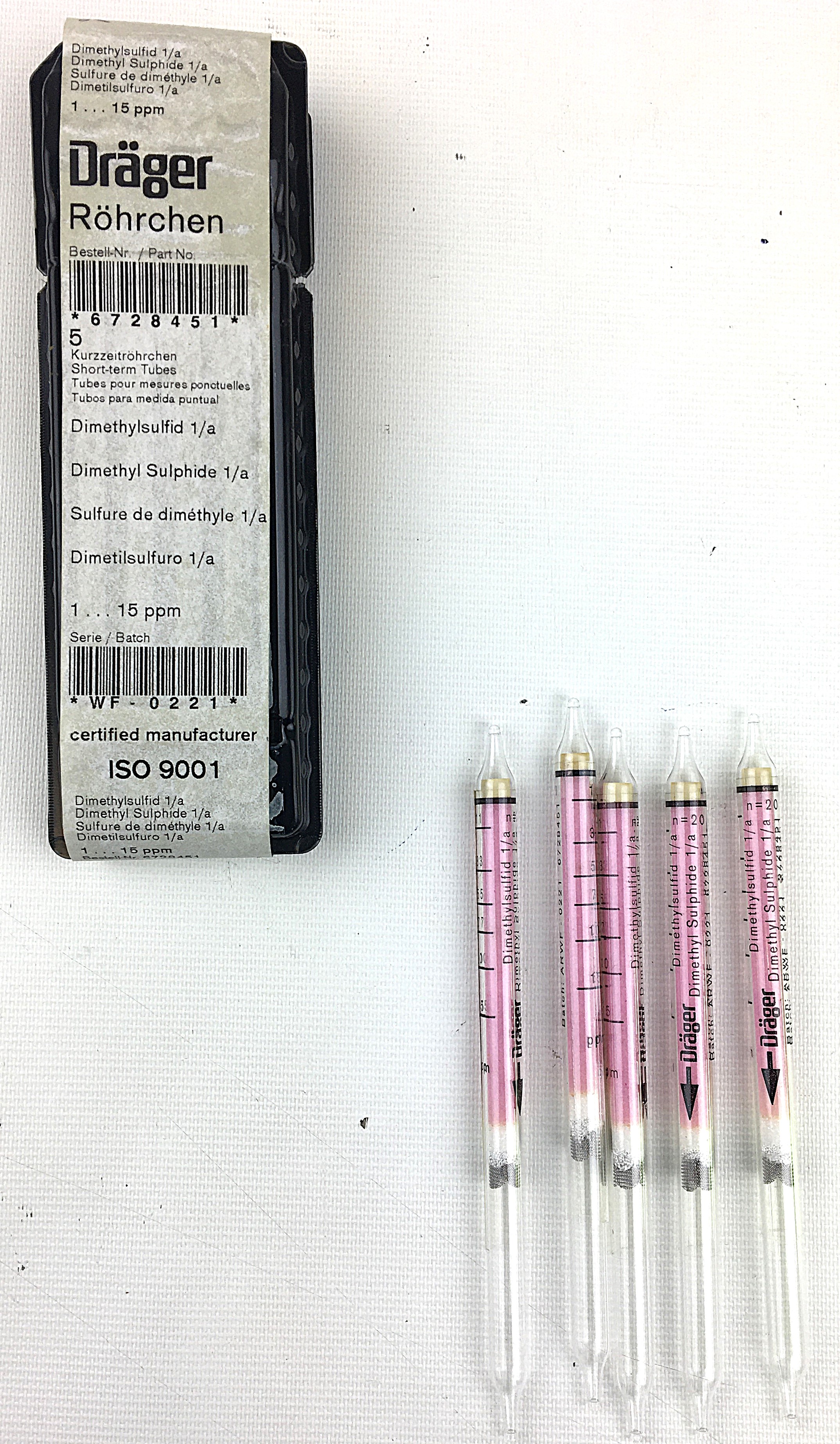 Used Drager Model 31 Multi-Gas Detector Pump with Assorted Tubes