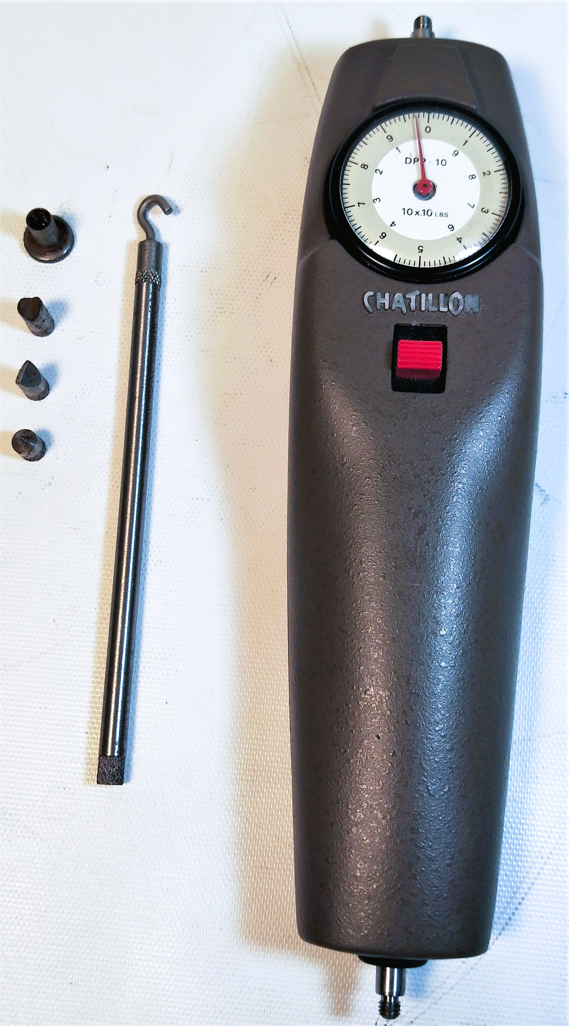 Used Chatillon DPP-10 Mechanical Force Gauge (10 lb x 0.10 lb)