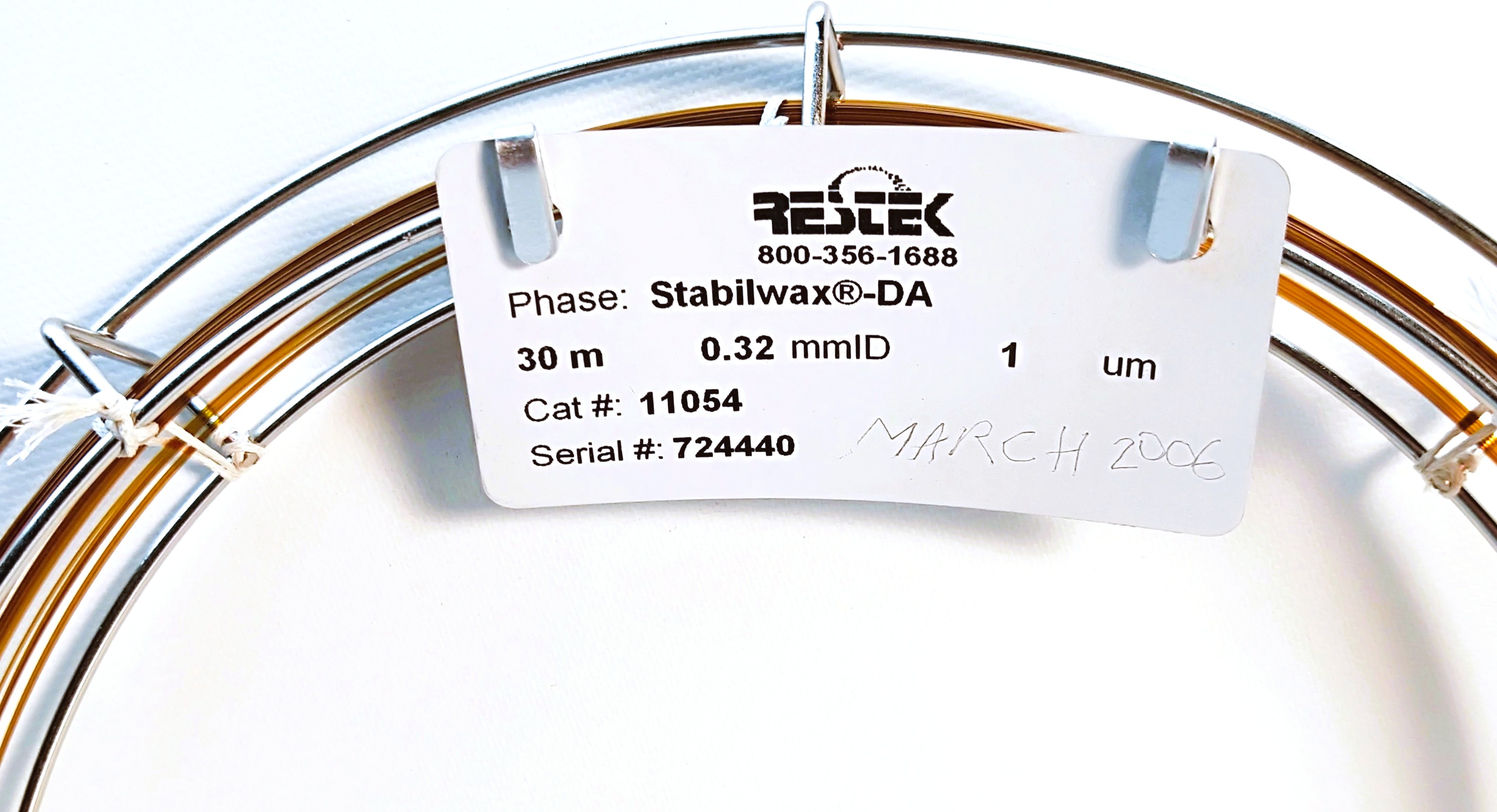 New Open Box Restek Stabilwax-DA (11054) Capillary Column (30M x 0.32mm x 1.0µm)