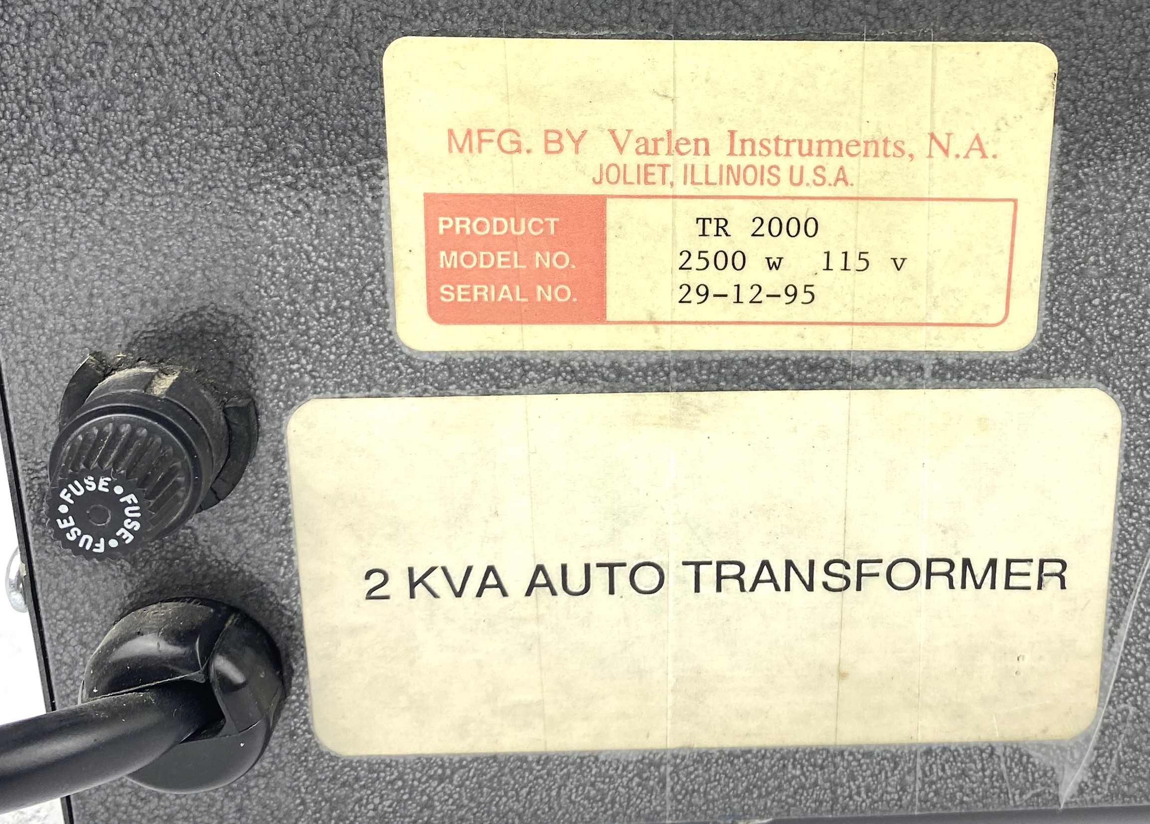 Used Varlen TR 2000 Autotransformer