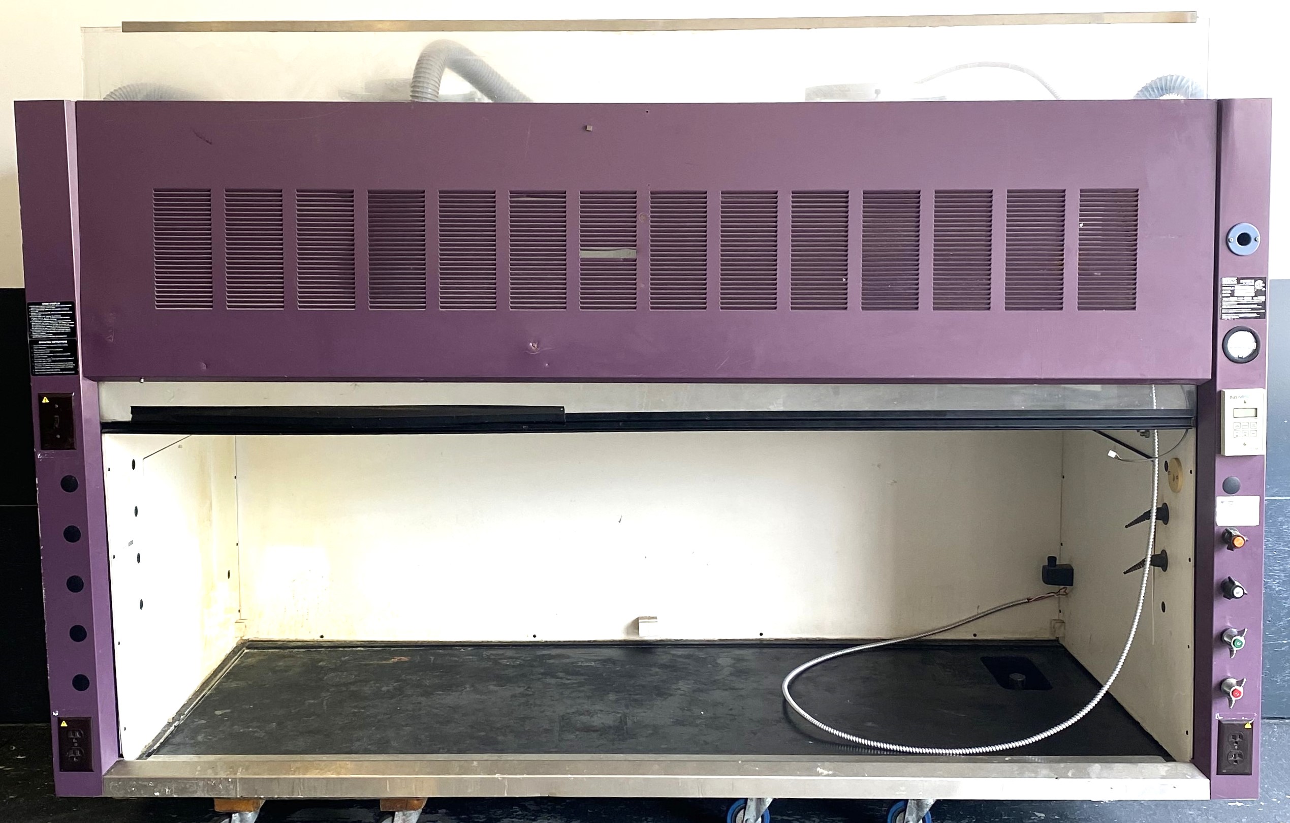 Used Bedcolab VBA-96-FRP-E-S 8-Ft Fume Hood with Work Surface