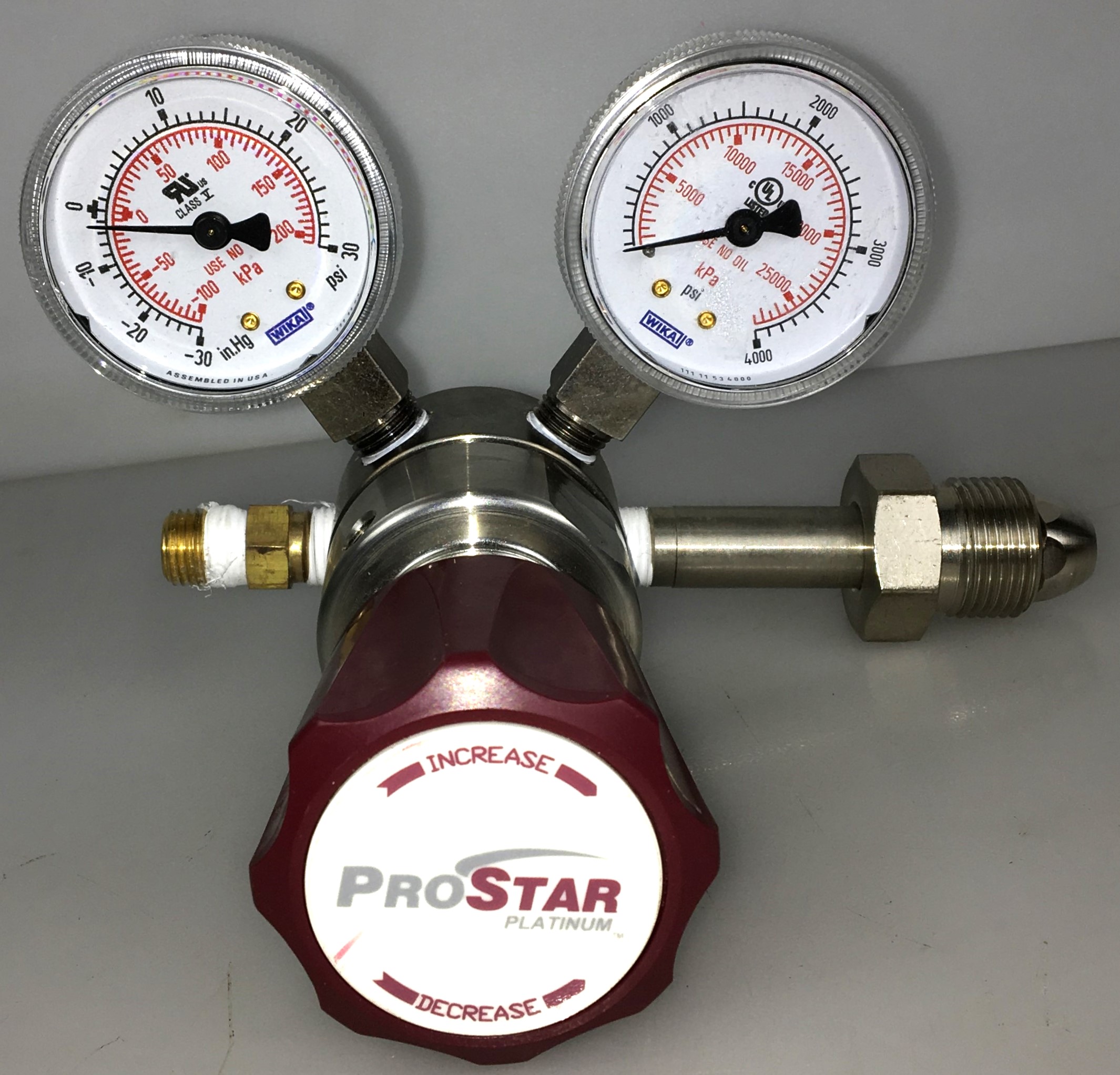 Used Praxair ProStar Platinum PRS300213 Gas Regulator (CGA 580)