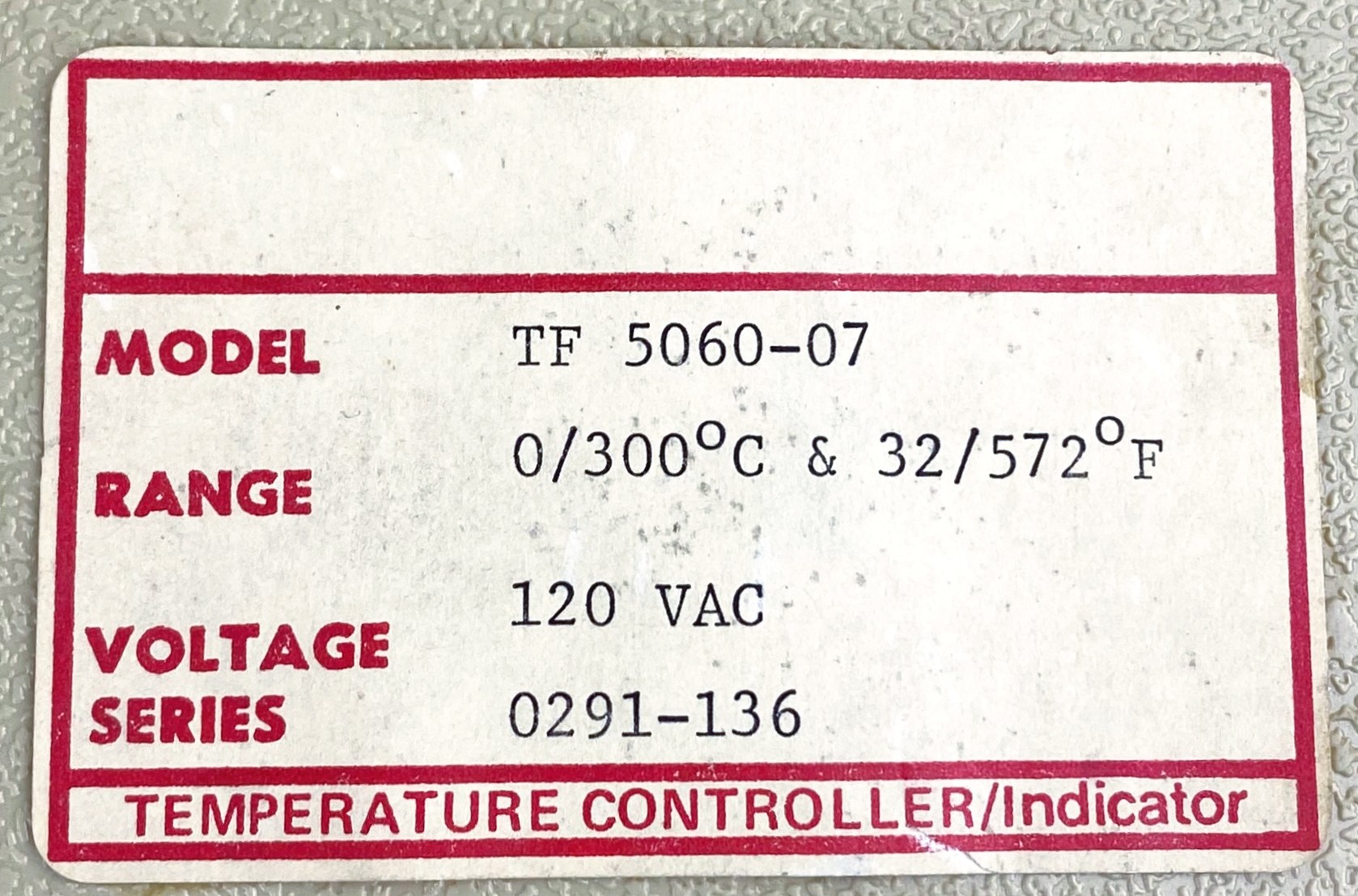 Used Brookfield 74R (TF 5060-07) Temperature Controller