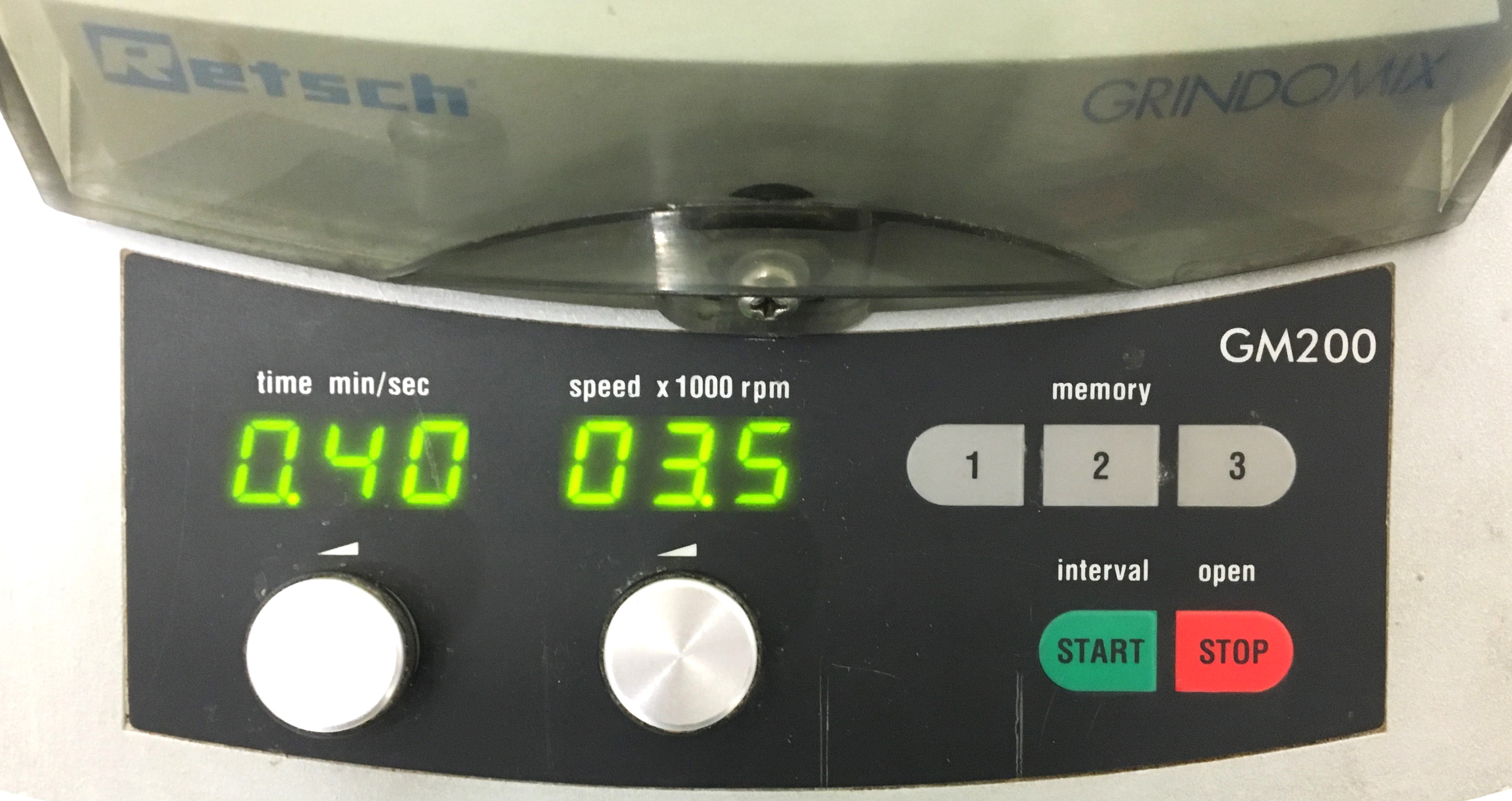 Used Retsch Grindomix GM 200 Knife Mill