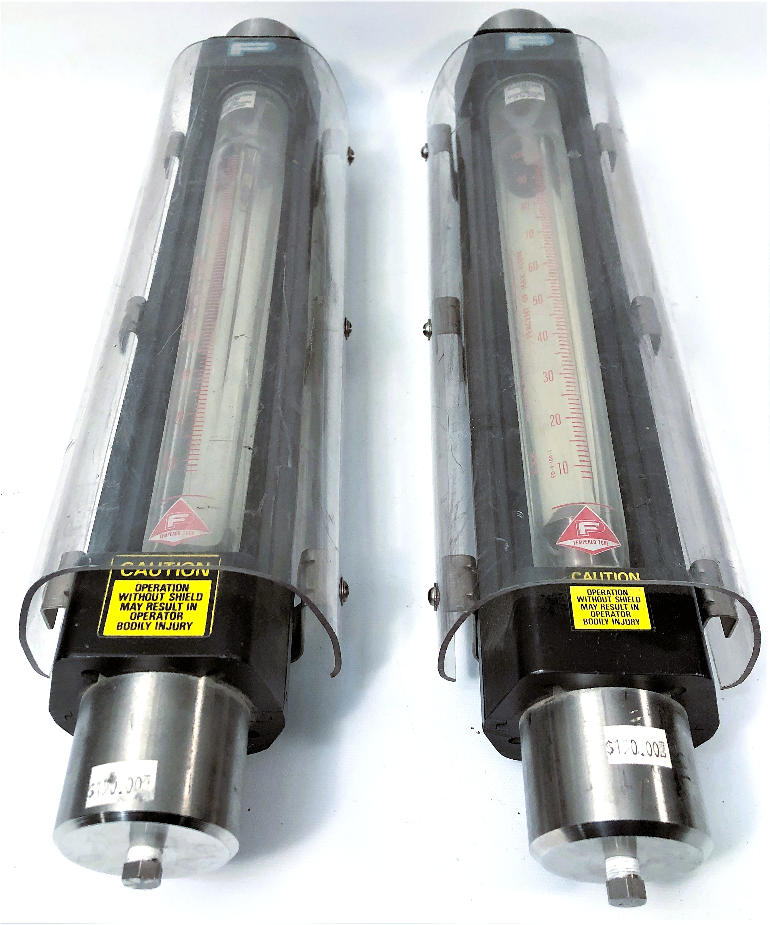 Used Fischer Porter VA Master FGM1190 Variable Area Flow Meter (4.25US GPM)