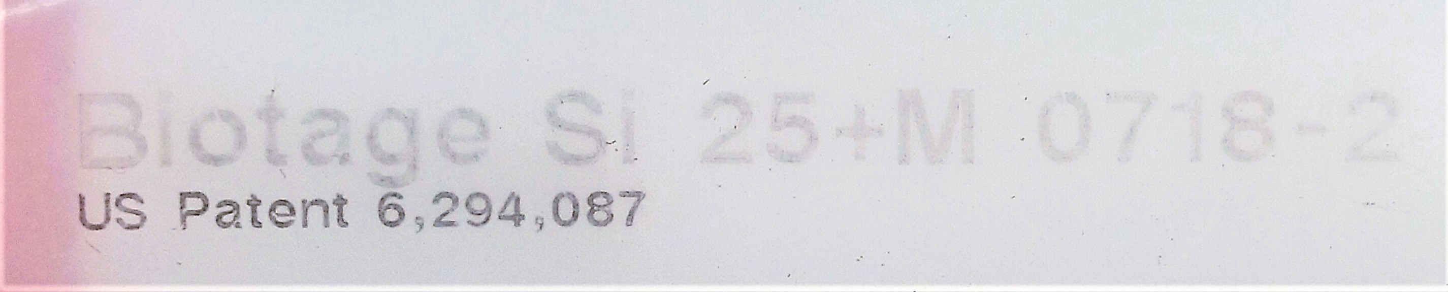 New Biotage SI 25+M Flash Cartridge (Pack of 10)