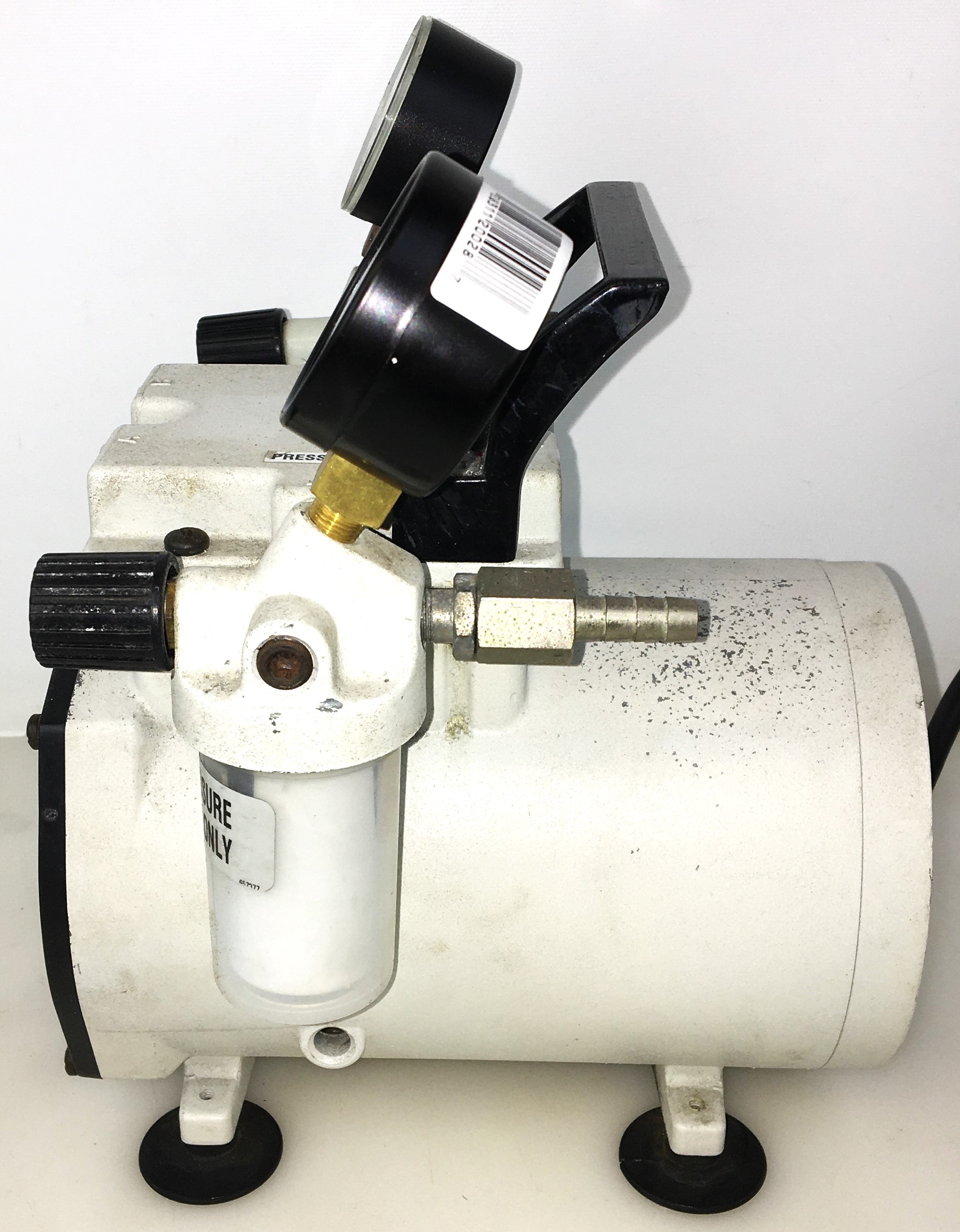 Used Welch 2522B-01 Oil-Free Piston Vacuum Pump - 25.6"Hg