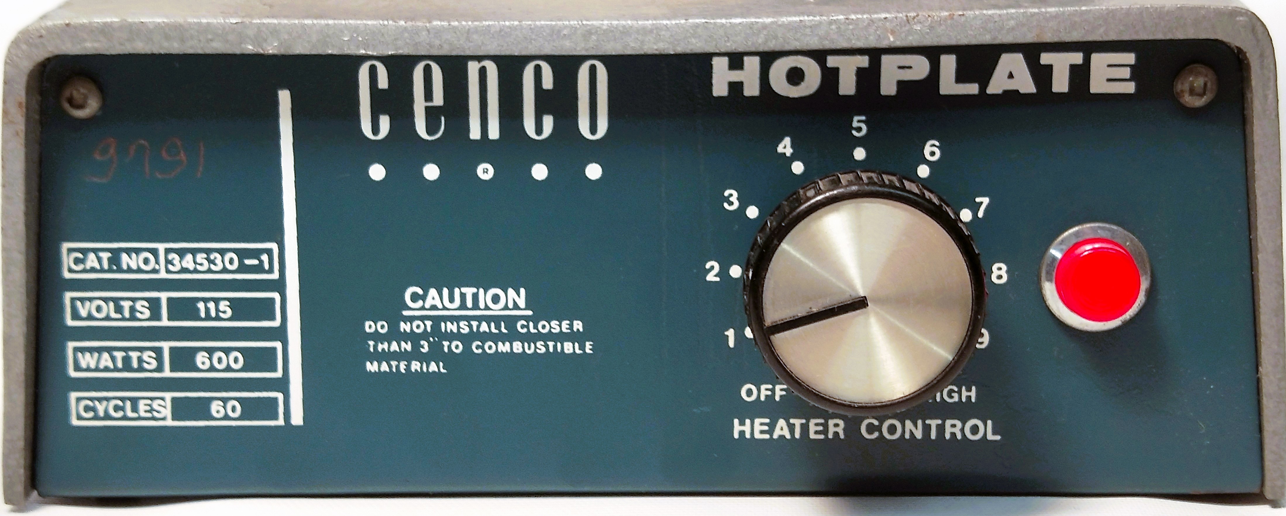 Used Cenco 34530-1 Hot Plate