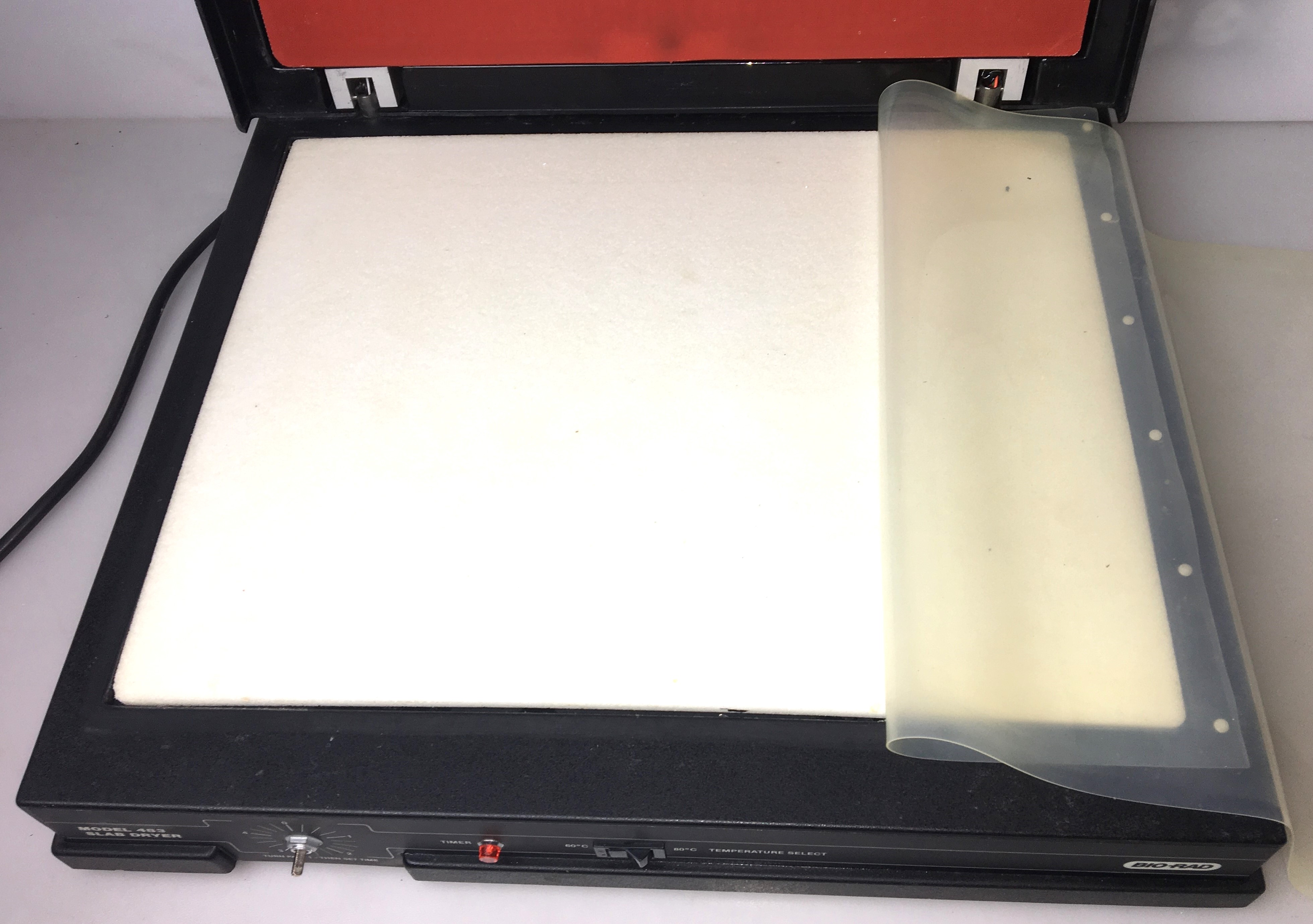 Used BioRad 483 Gel Slab Dryer