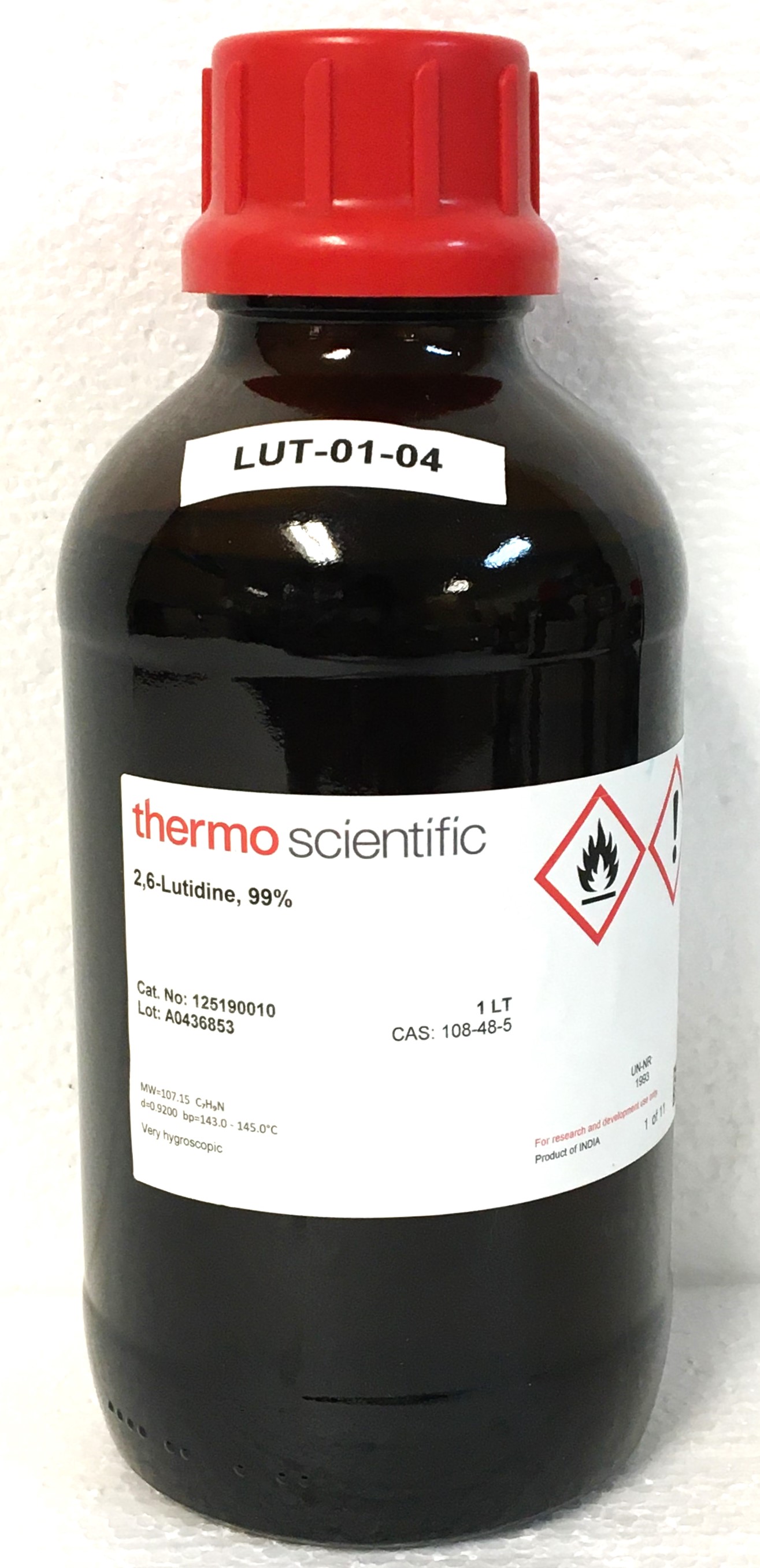 new-thermo-scientific-125190010-2-6-lutidine-99-1l-for-sale-at